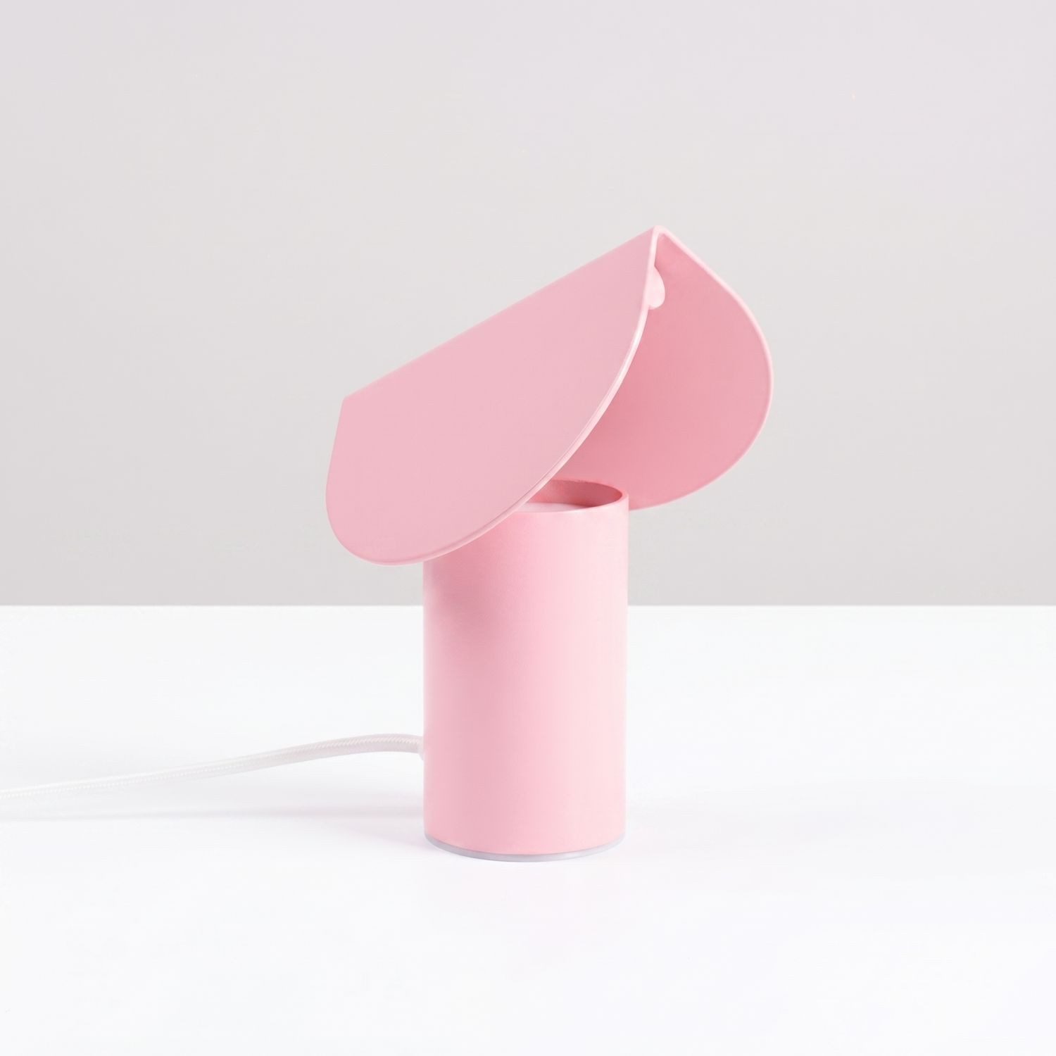 Licht-Erlebnisse Nachttischlampe GERAU, LED fest integriert, Warmweiß, Aluminium LED 15 cm hoch Pink 3000 K 755 lm Modern