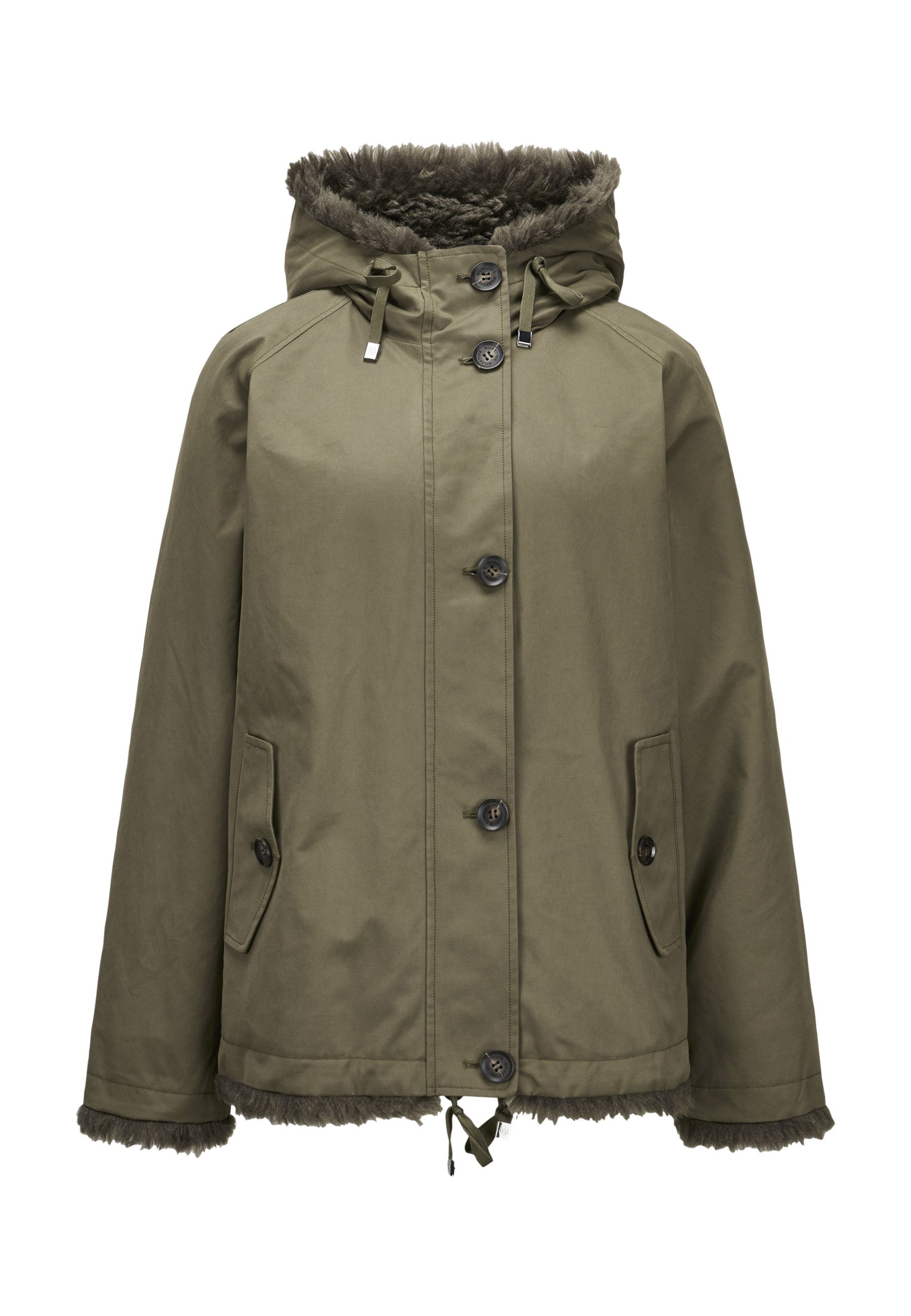 Milestone Parka MSTassia Damen Jacke Mantel kurz casual normale Passform