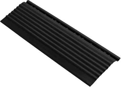 florco® Klickfliesen-Kantenleiste, Seitenteil schwarz mit Öse, 30 cm