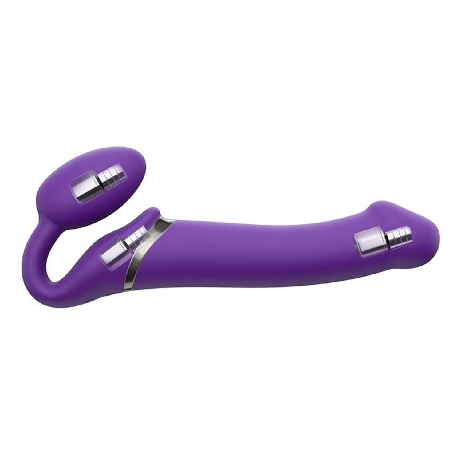 Strapon Dildo strap-on-me® Strap-on-Dildo Remote, M Strapless violett