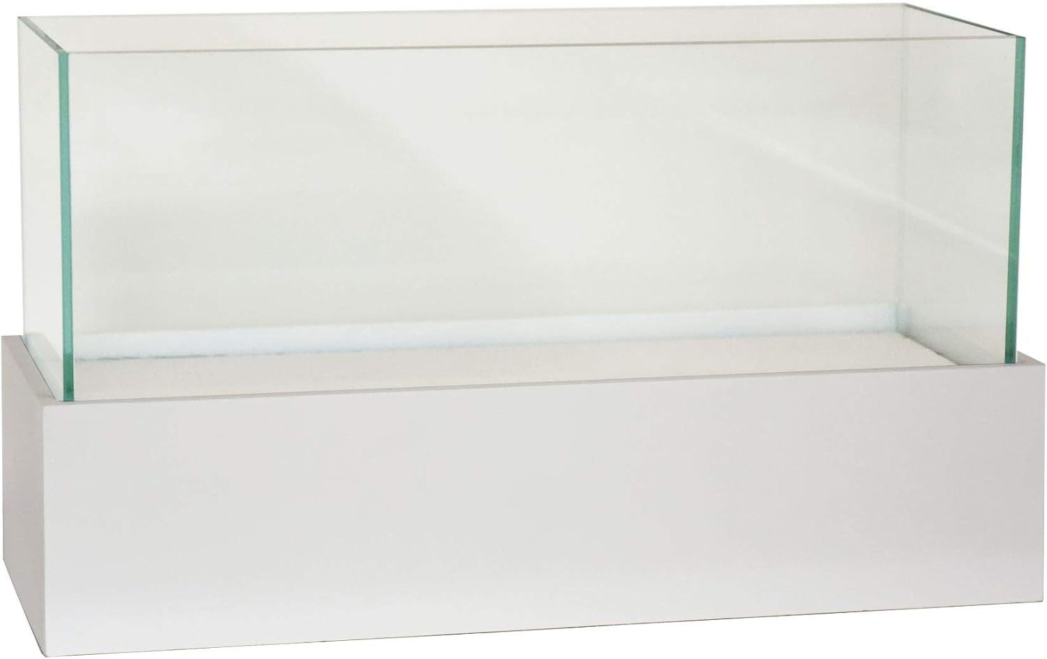 VIVANNO Windlicht Fiberglas CANDELITO Rechteckig - Weiß Matt (1 St), 50x20x29 cm
