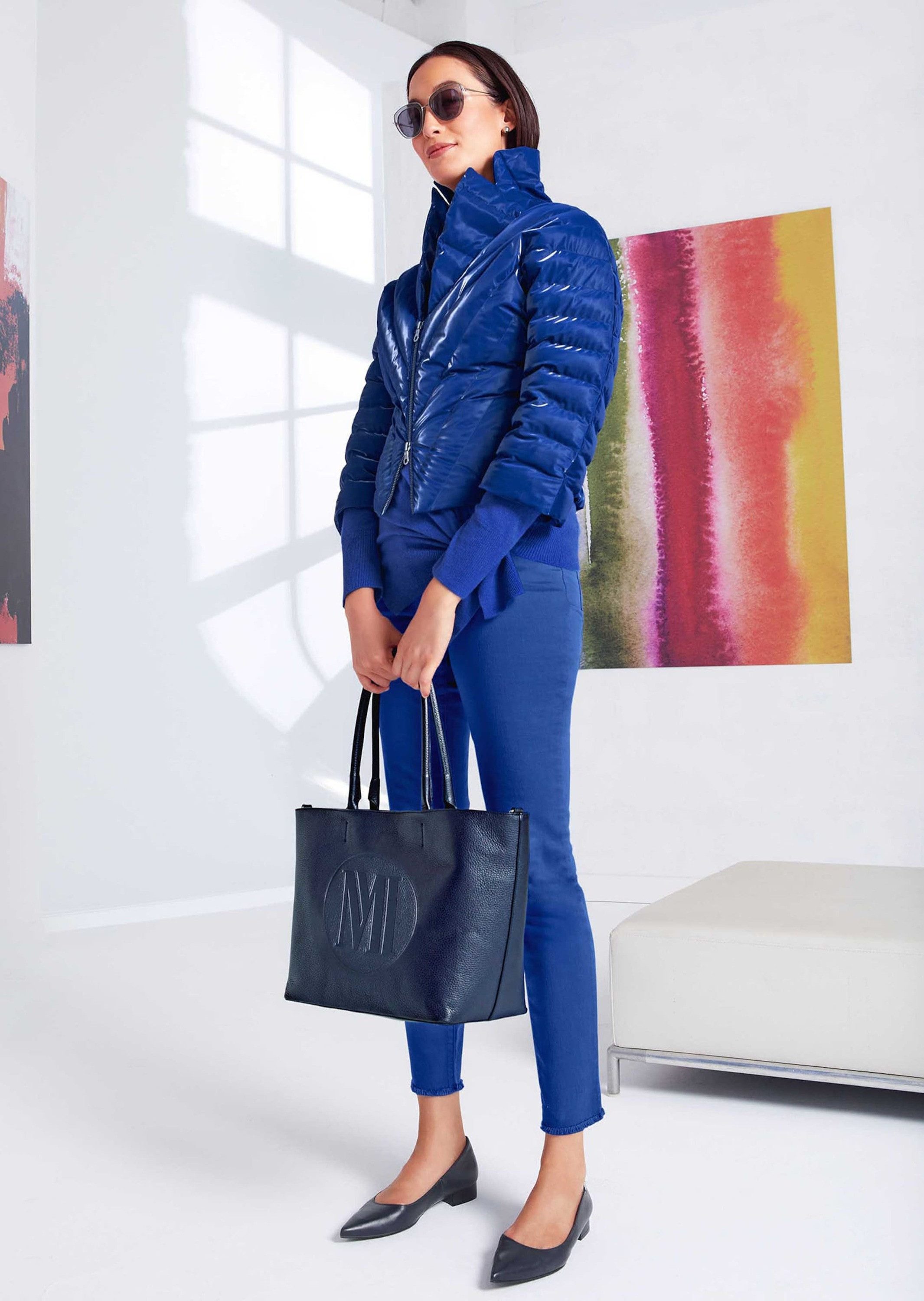 MADELEINE Steppjacke Kurze Steppjacke mit 3/4-Ärmeln