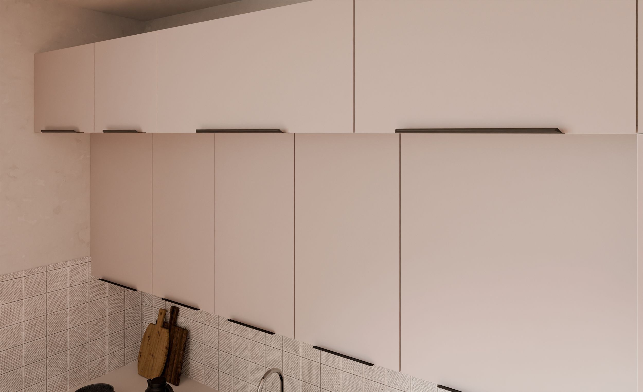Küchen-Preisbombe Winkelküche COMO XL 290x350 cm Stauraum Küchenzeile Küchenblock Küche Kaschmir – Bild 4 von 5