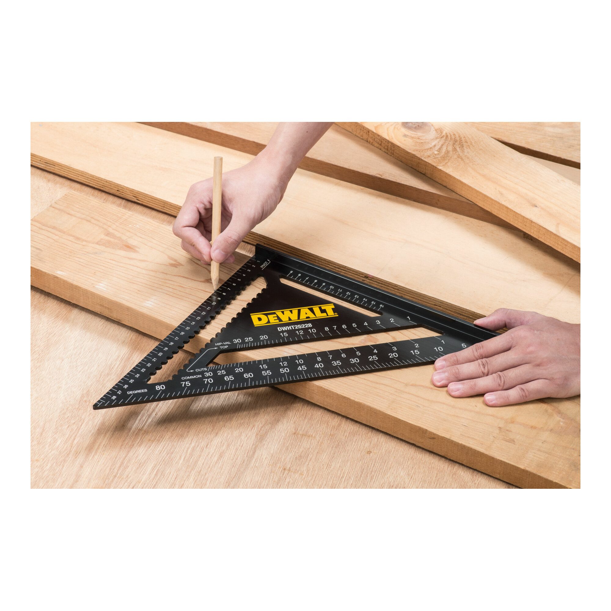 DeWalt Winkelmesser DEWALT Speed Square-Anschlagwinkel 30cm DWHT25228-0