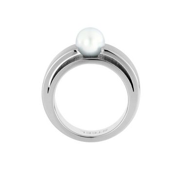 Heideman Fingerring Ring 420 Strichmatt (Ring, 1-tlg., inkl. Geschenkverpackung), Perlenring mit echter Süßwasserperle