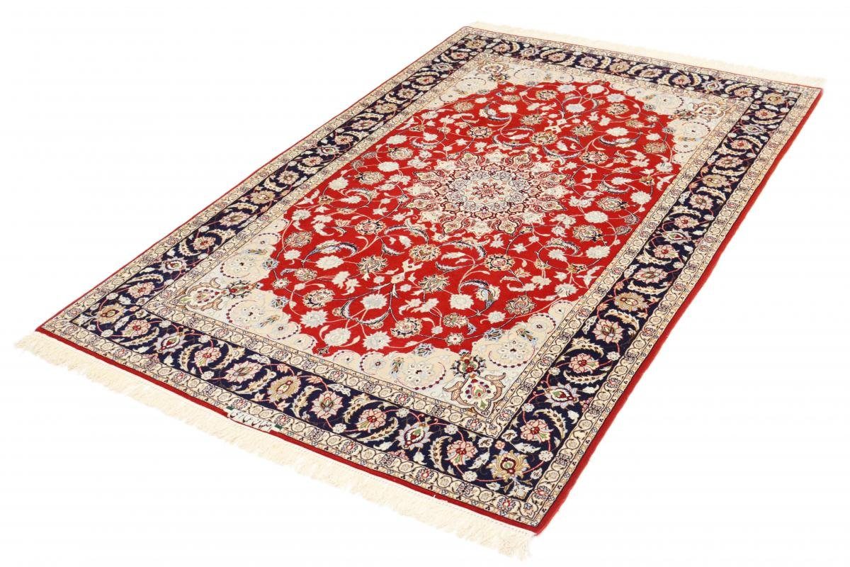 Orientteppich Isfahan Seidenkette 154x234 Handgeknüpfter Orientteppich, Höhe: 6 Nain Trading, rechteckig, mm