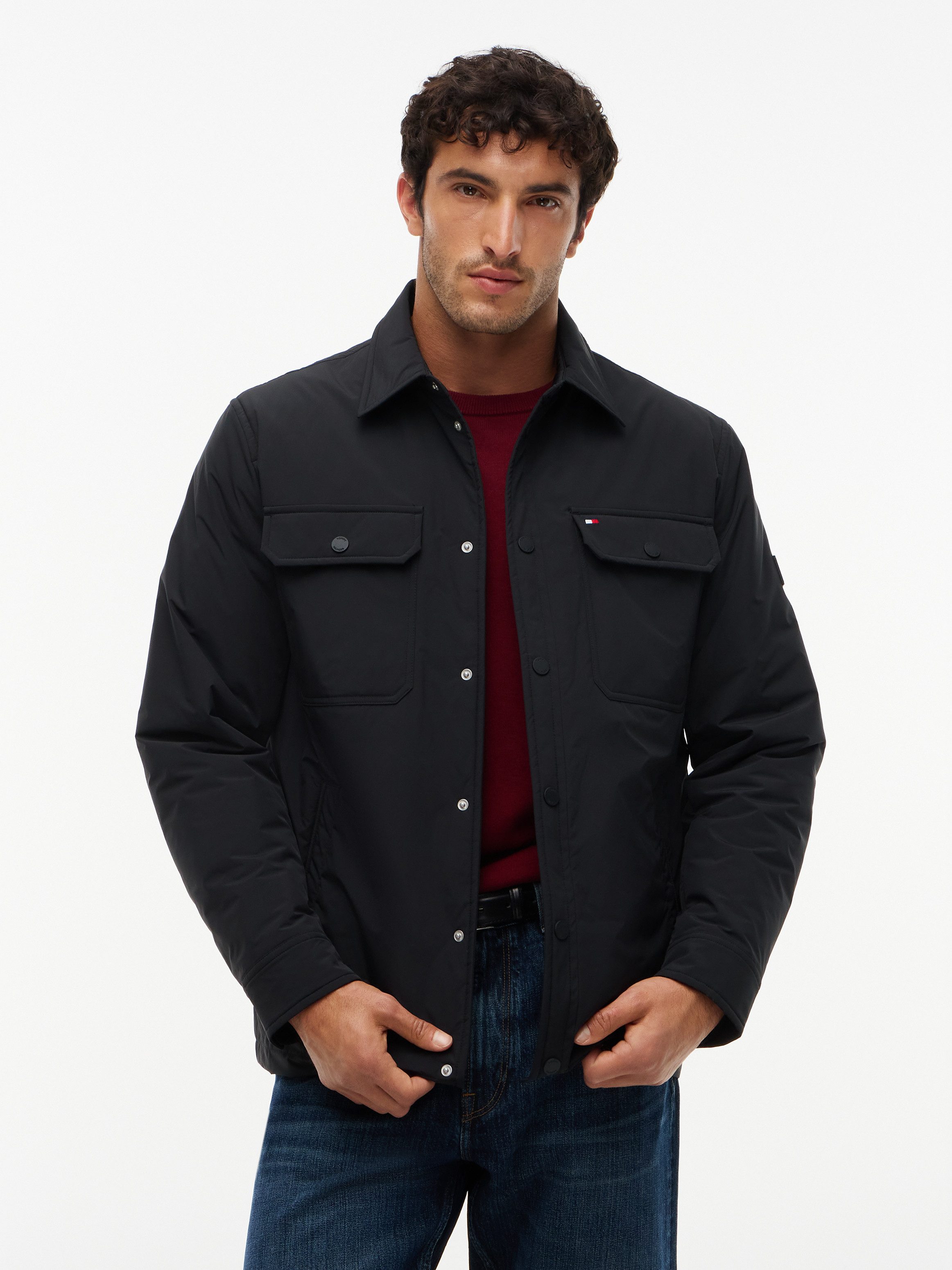 Tommy Hilfiger Hemdjacke PACKABLE Leichtgewichtig, verstaubar