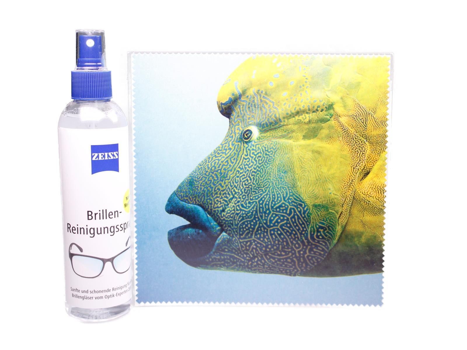 Brillenetui Mikrofasertuch "Napoleonfisch" Größe 18,5*18,5 cm von La Kelnet