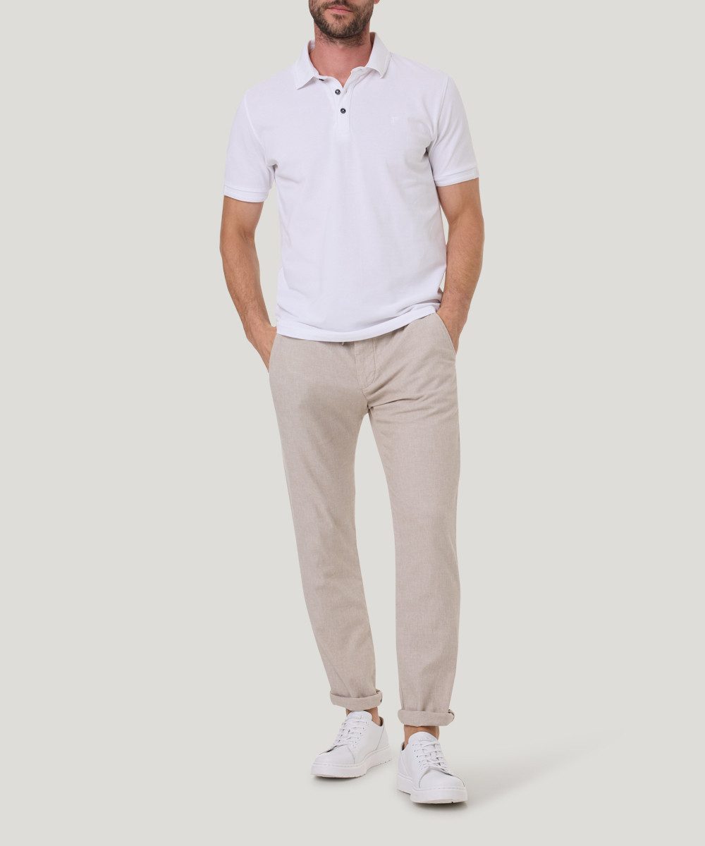 Pioneer Authentic Jeans Poloshirt mit Logostickerei