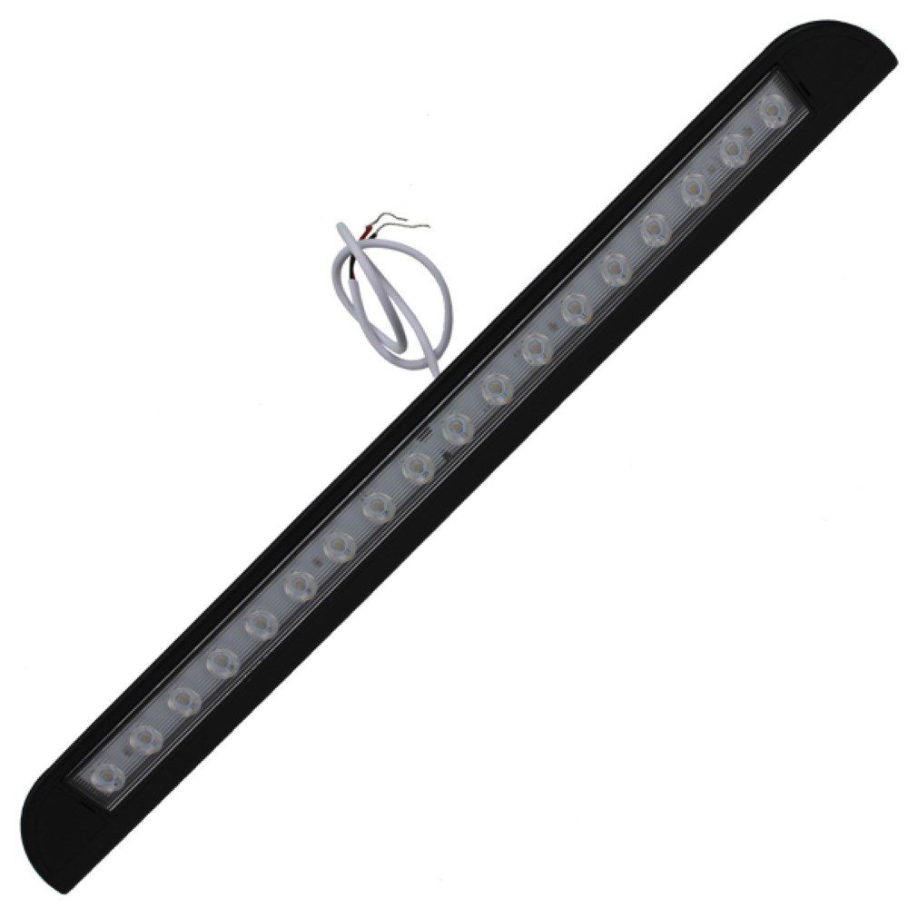 HABA B.V. LED Außen-Wandleuchte 12 Volt LED Außenlampe Tür warmweiß 480 mm schwarz, warmweiß