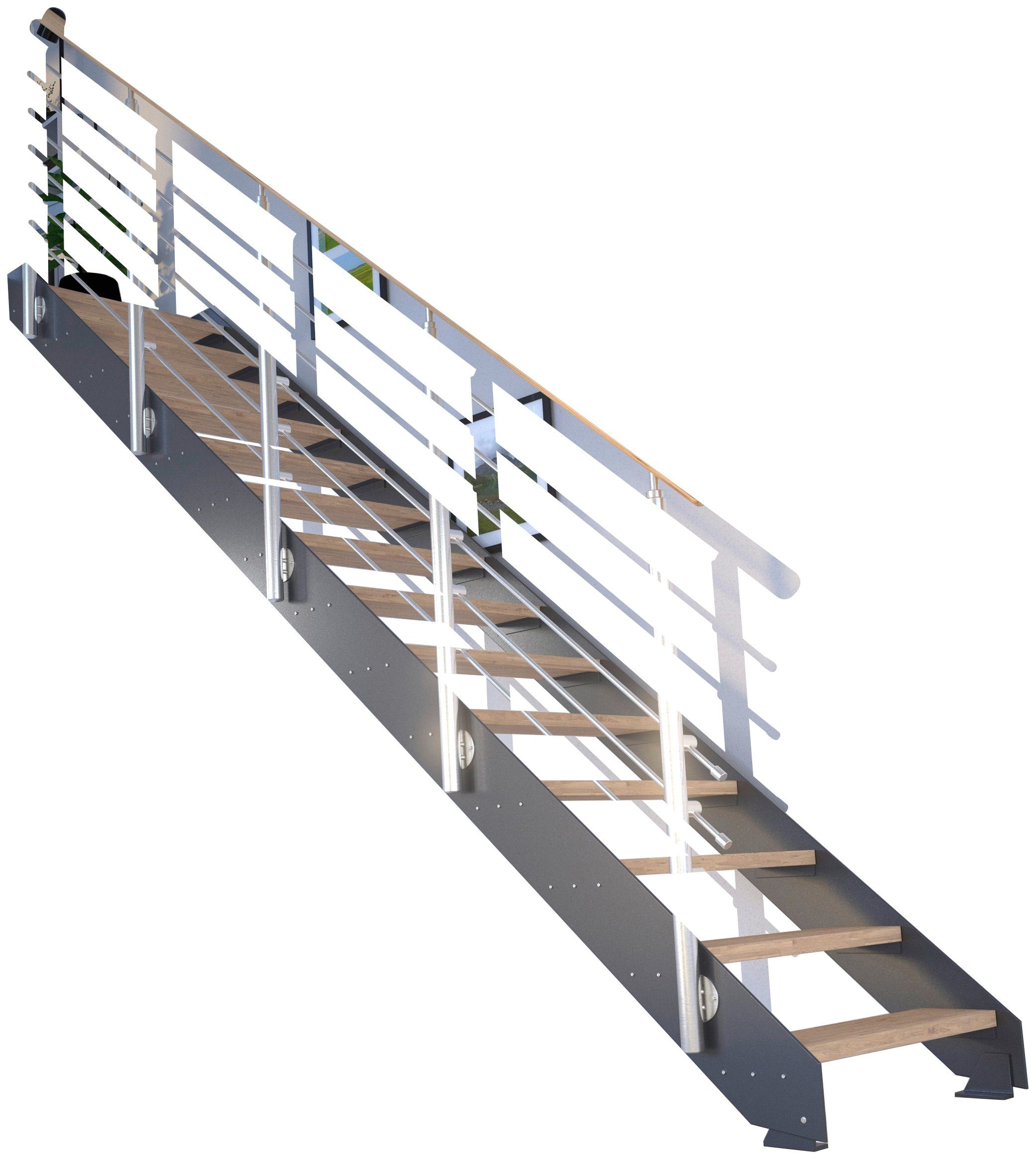 Starwood Systemtreppe Stufen Geteilte Kos, Design, offen