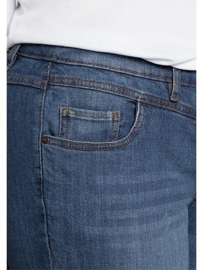 Sheego Stretch-Jeans Große Größen »Die Gerade« mit Used-Effekten