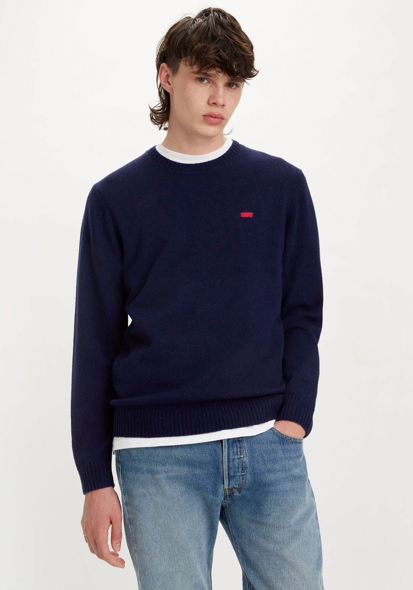 Levi's® Wollpullover ORIGINAL HM SWEATER in klassischer Rundhalsform