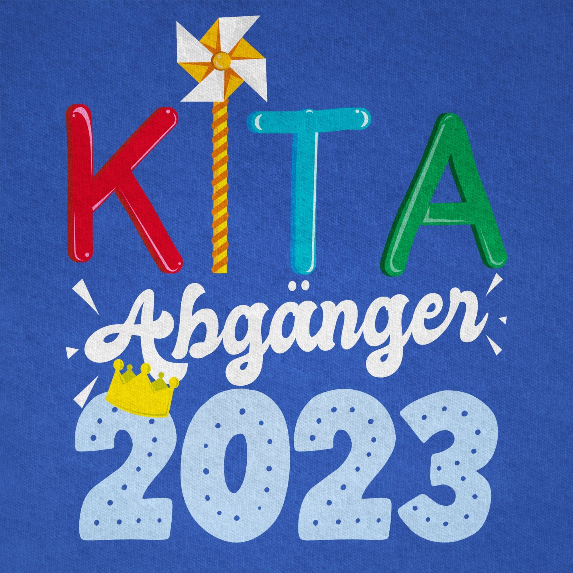 Shirtracer Junge Geschenke I Abgänger T-Shirt Kita 02 2023 Royalblau Einschulung Schulanfang