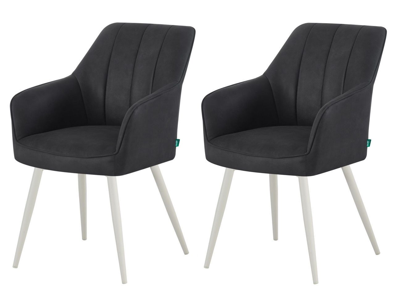 DUBI Möbel Drehstuhl THOMAS-NIKA 2er-Set, verschiedene Gestelle, Federkern, 2er-Set