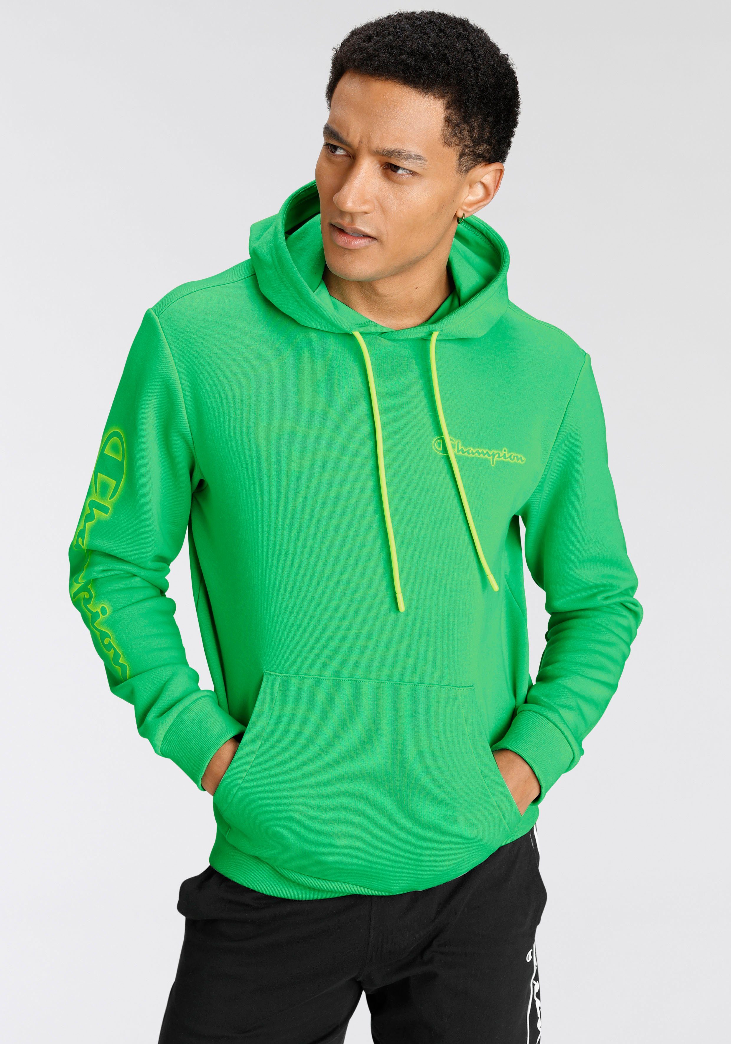 Champion Kapuzensweatshirt Hooded Sweatshirt, Mit Kängurutasche und  kontrastfarbenen Details