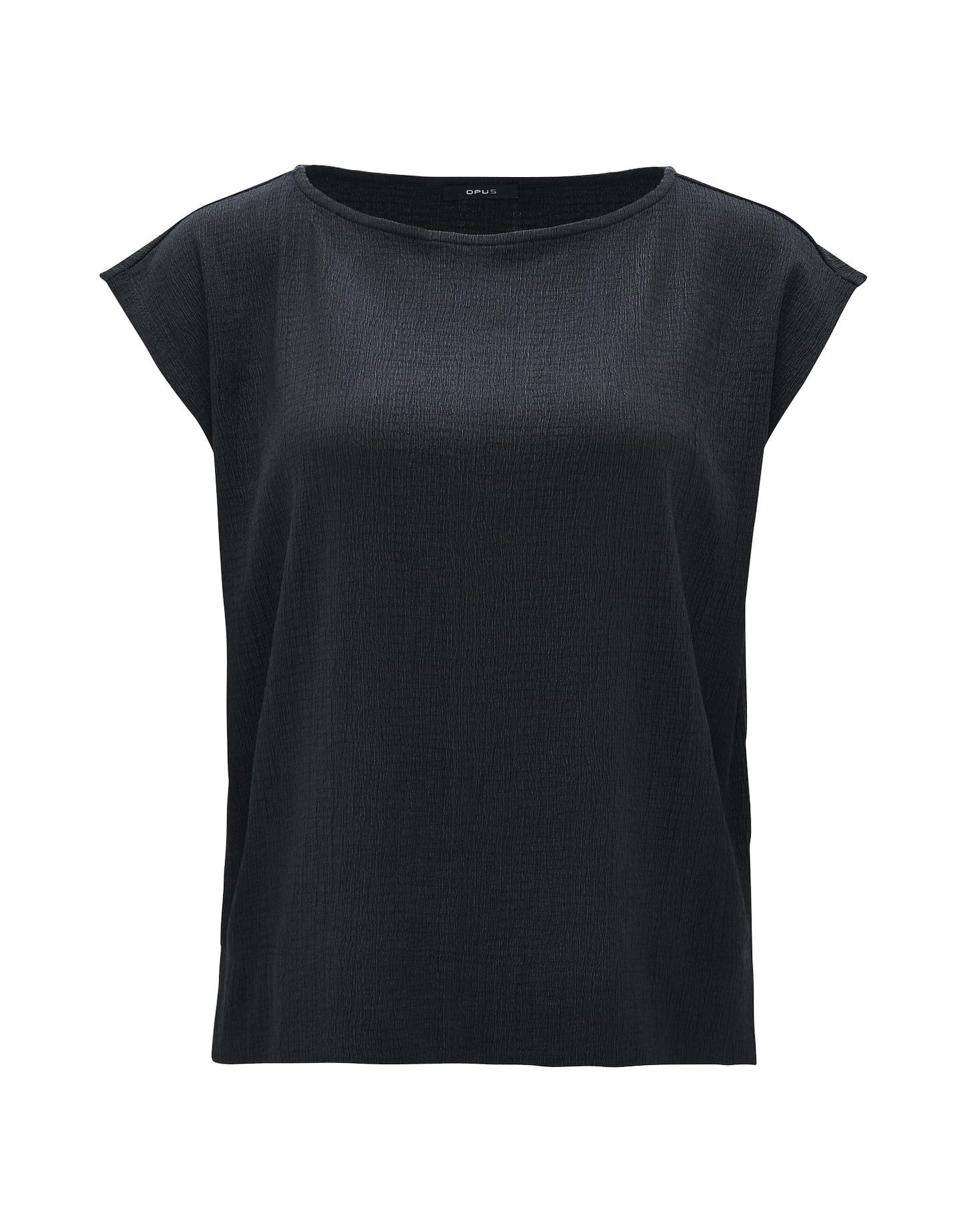 OPUS Kurzarmshirt Strukturiertes Shirt SEFURO Loose günstig online kaufen