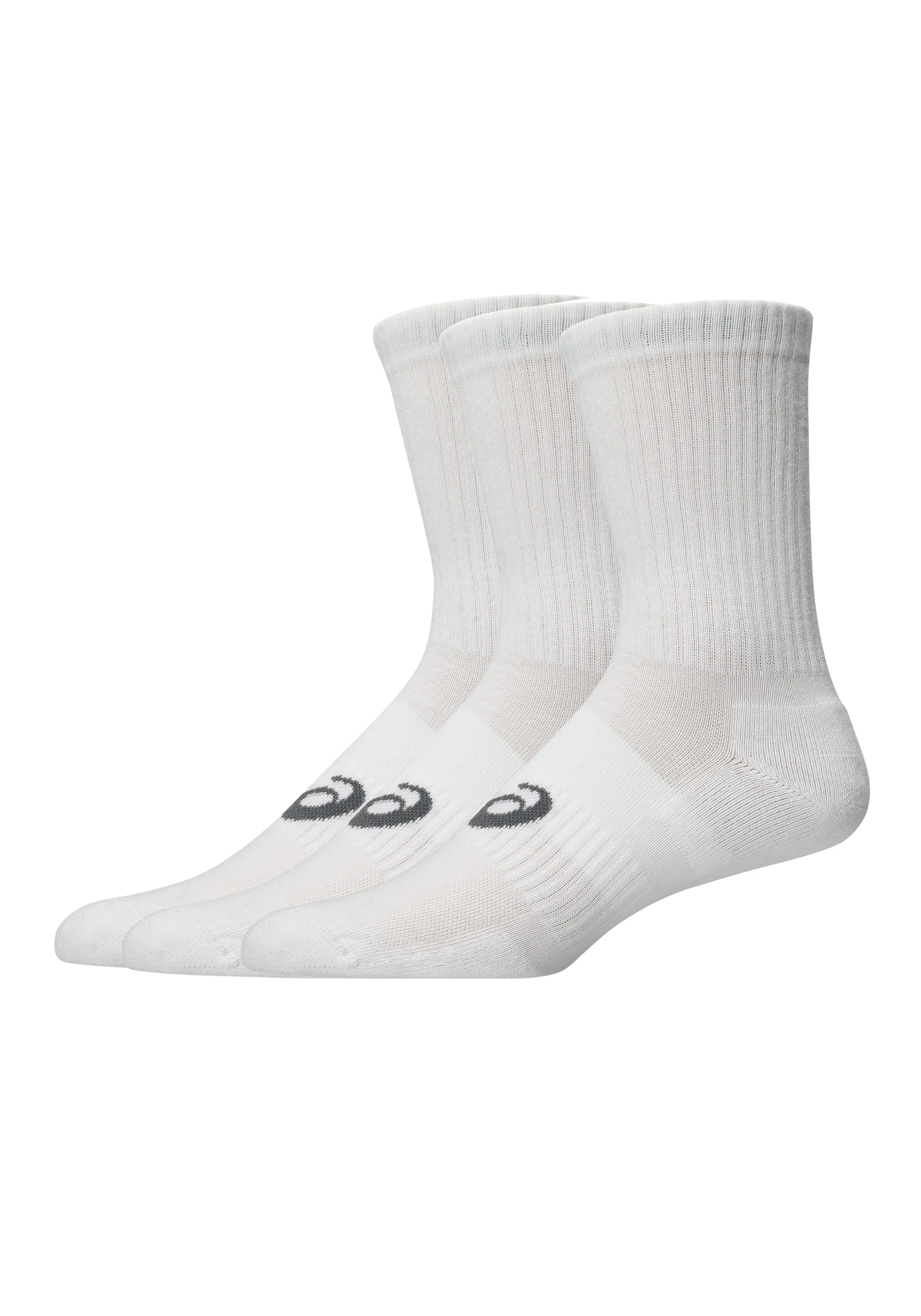 Asics Laufsocken 3 PACK CREW SOCK mit spezieller Dämpfung, mit Mesh-Knit-Gewebe. € 11,99, (€ 4,00 pro 1 Paar).