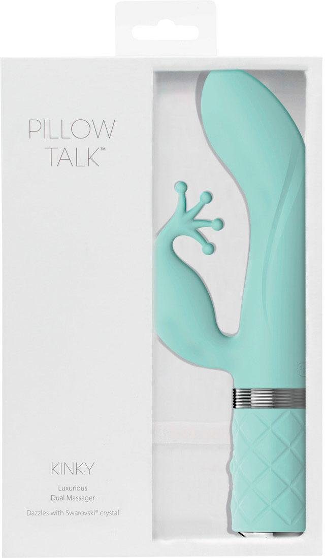 Rabbit-Vibrator Talk türkis Kinky Pillow