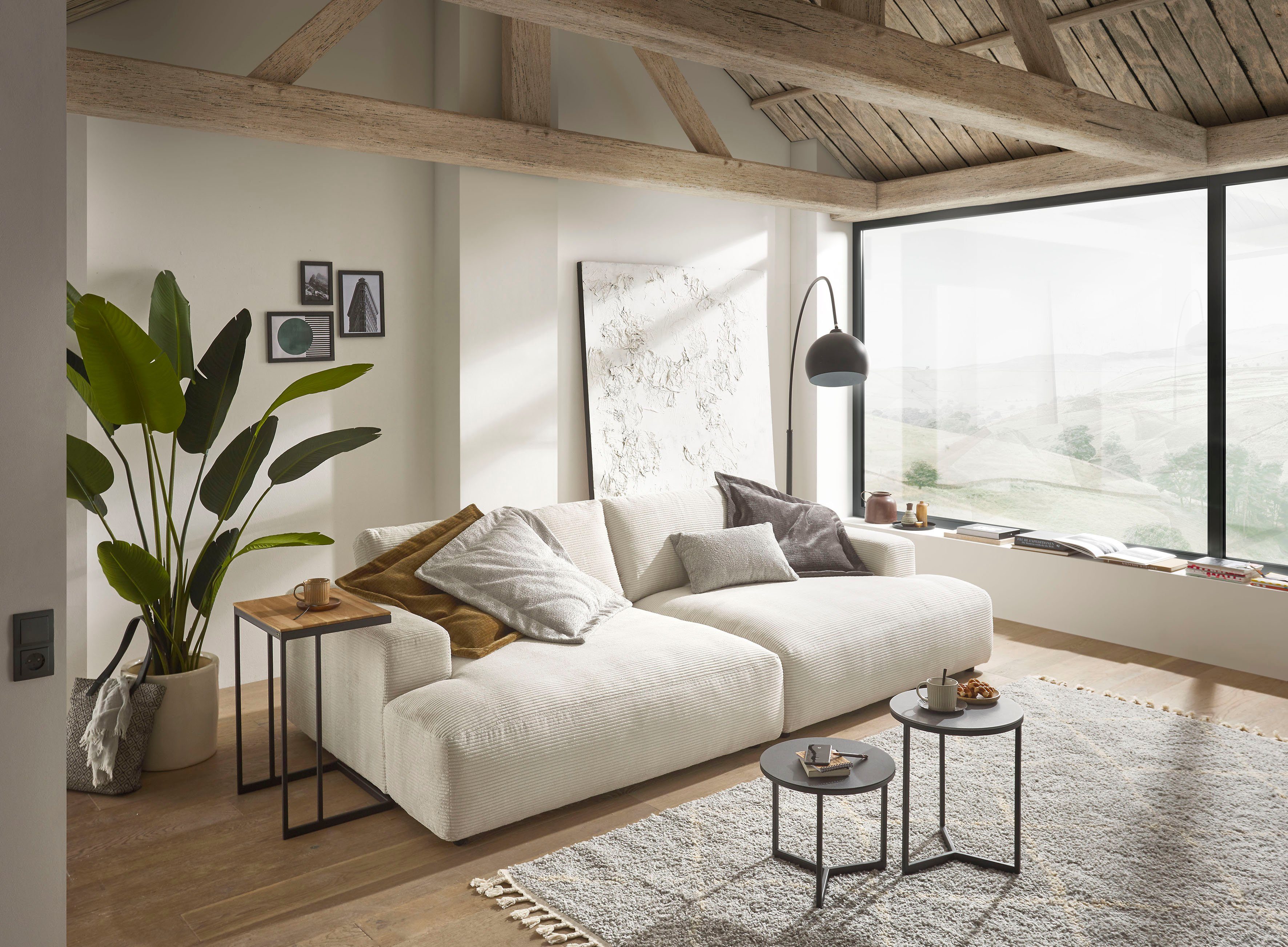 Musterring Loungesofa Lucia, Cord-Bezug, Breite 292 cm