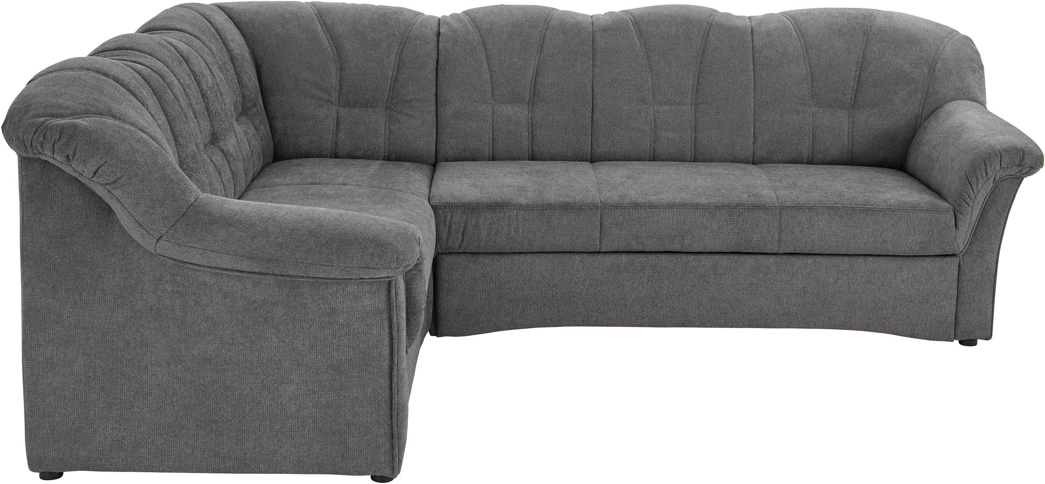 DOMO collection Ecksofa Papenburg B/T/H: 242/190/84 cm L-Form, wahlweise mit Bettfunktion, Langer Schenkel links oder rechts – Bild 2 von 5