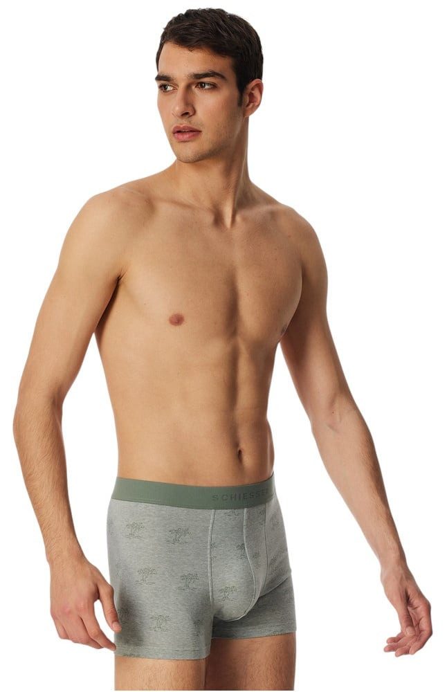 Schiesser Boxershorts Unterwäsche 95/5 Webgummibund Herren-Shorts schwarz/g günstig online kaufen