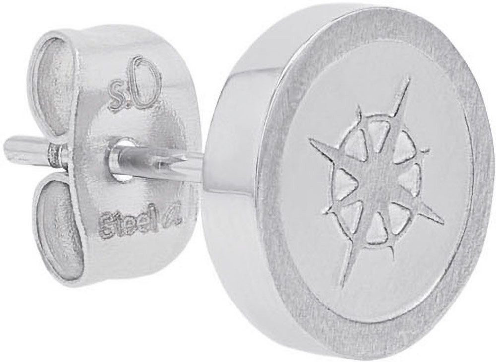 s.Oliver Single-Ohrstecker Kompass, 2038860