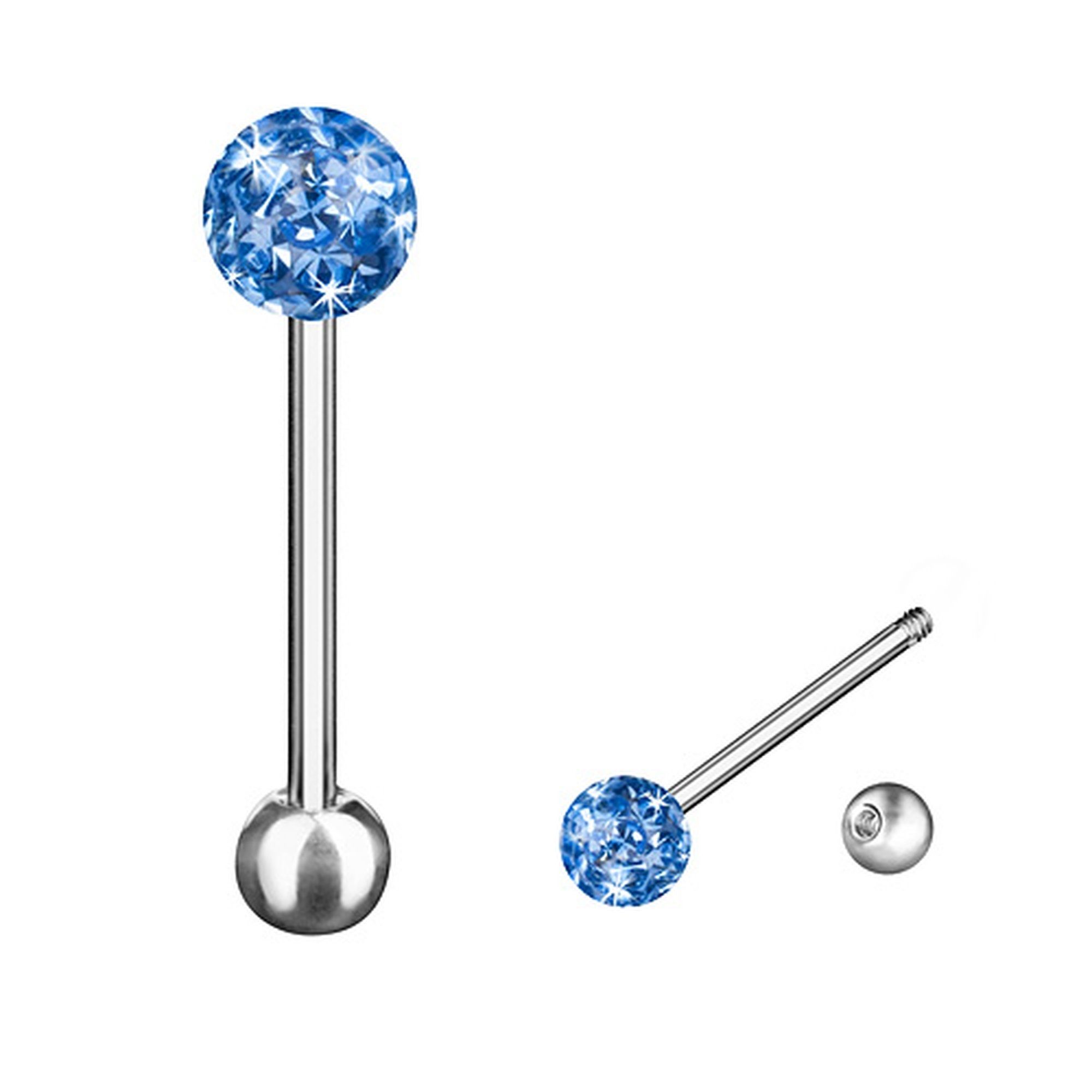 Taffstyle Piercing-Set Zungenpiercing Intim Brust Oral günstig online kaufen