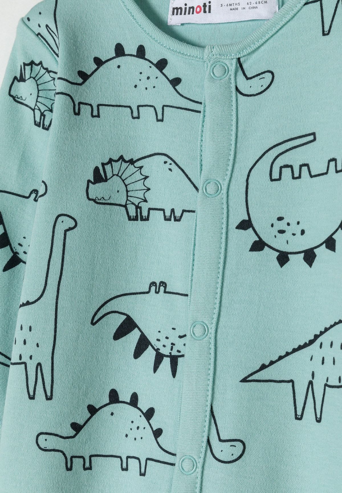 MINOTI Schlafoverall Schlafnzüge mit Print, für Jungen (2-er Pack) Druckknöpfe im Schritt