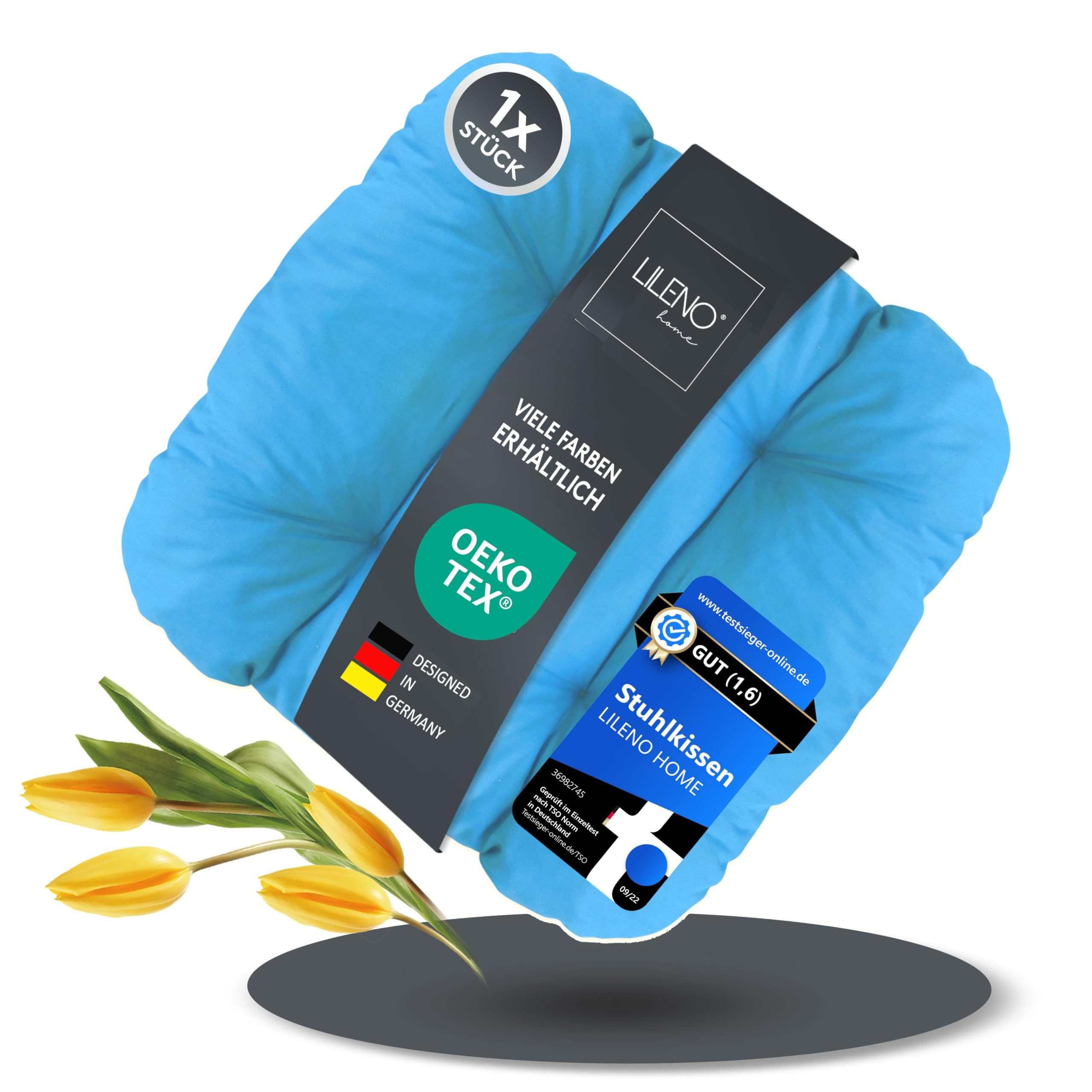 LILENO HOME Stuhlkissen Sitzkissen für Gartenstuhl, günstig online kaufen