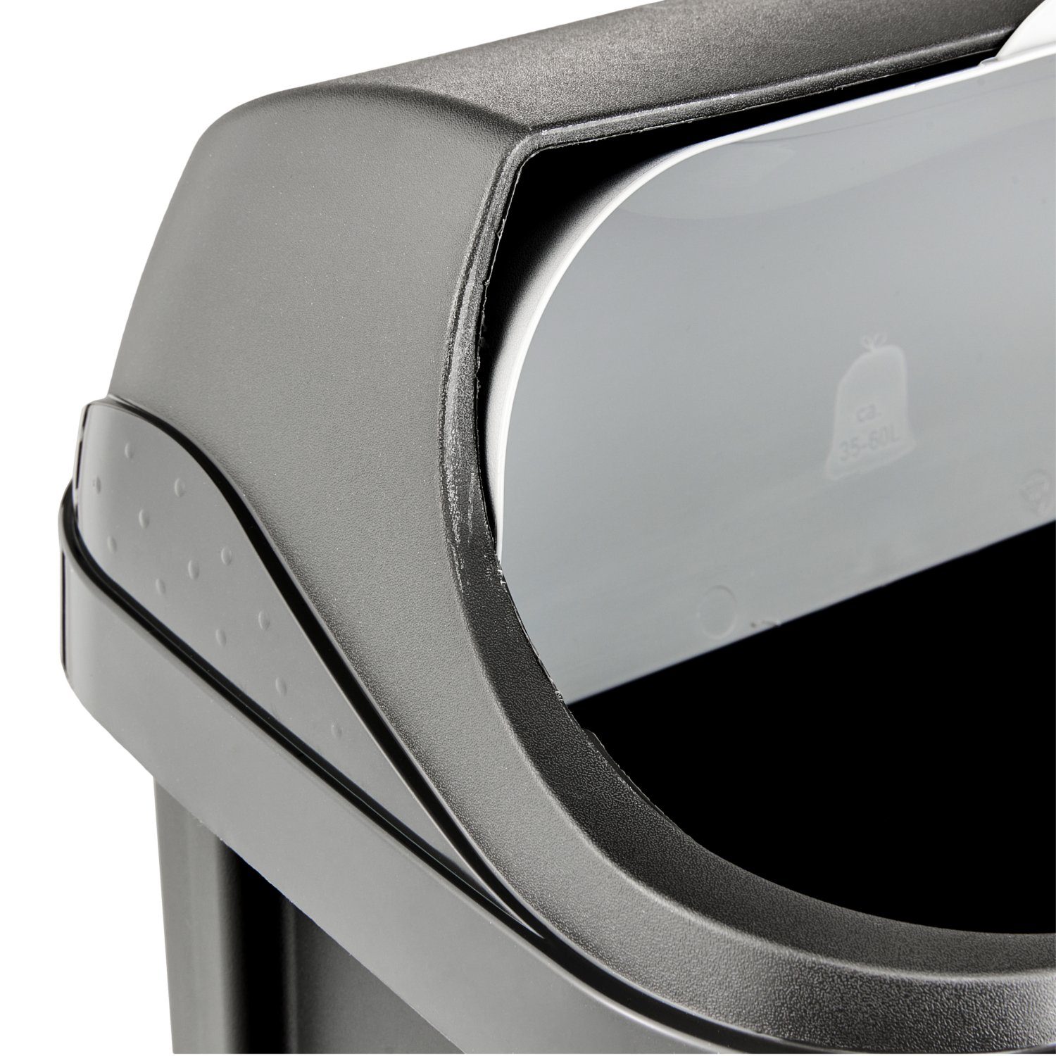 keeeper Mülleimer, Abfalleimer mit Scharnierdeckel 25 L