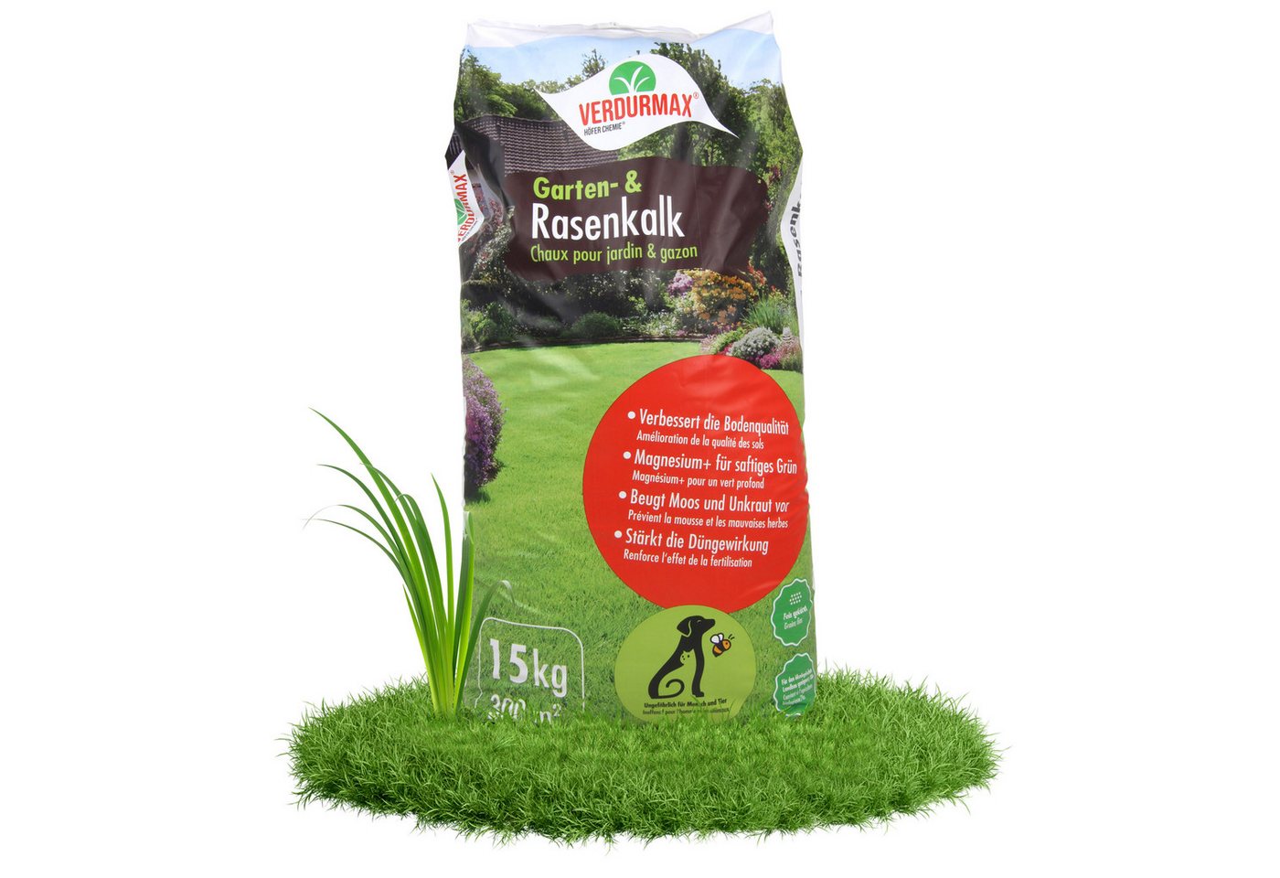 Thumbnail - Höfer Chemie GmbH Rasenkalk 15 kg VERDURMAX® Garten- und Rasenkalk, 1-St.