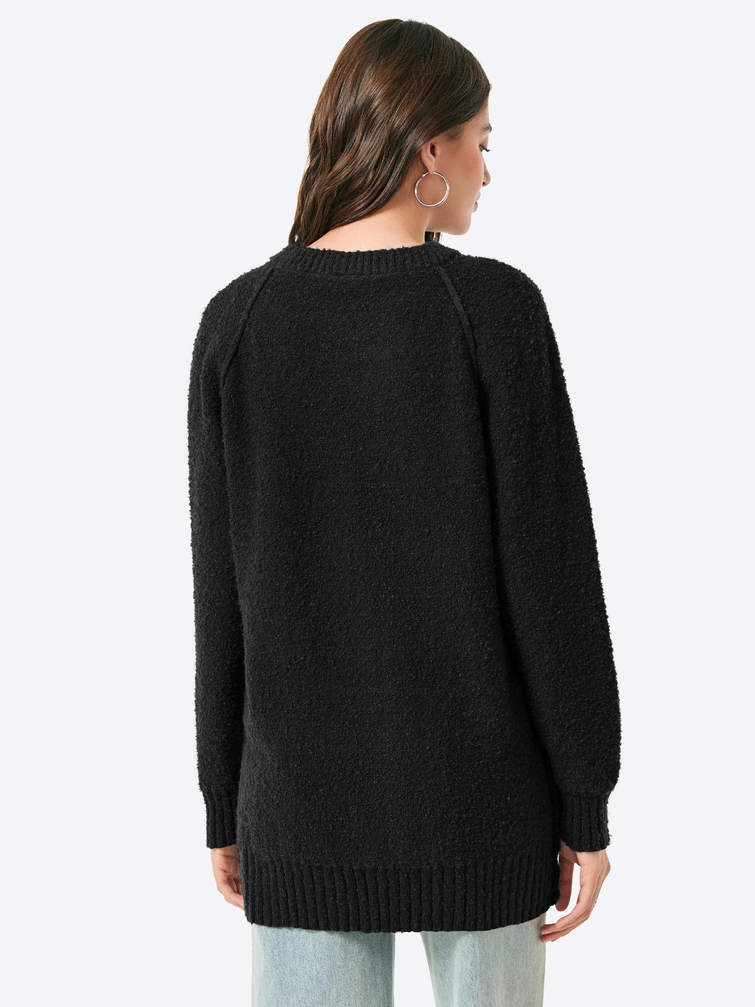 Imily Bela Sweater Damen Oversize Fleecepullover günstig online kaufen