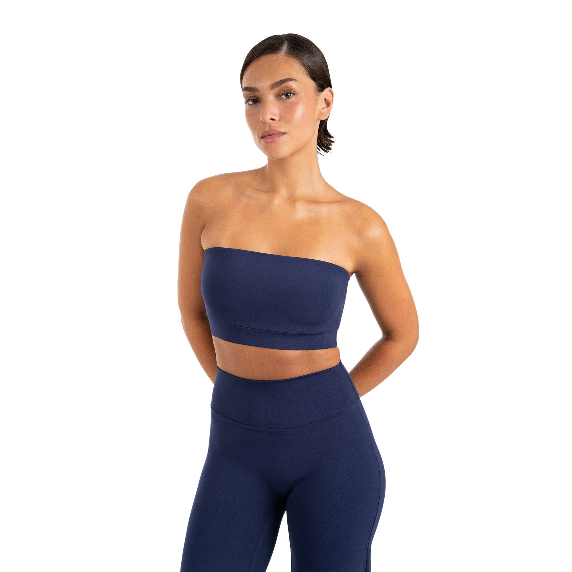 Smilodox Sport-BH Neola Gym BH Damen, Bustier, Slim Fit, Fitness BH, Yogatop Bandeau Style, Stretch Komfort, elastisch, Gym, schulterfrei