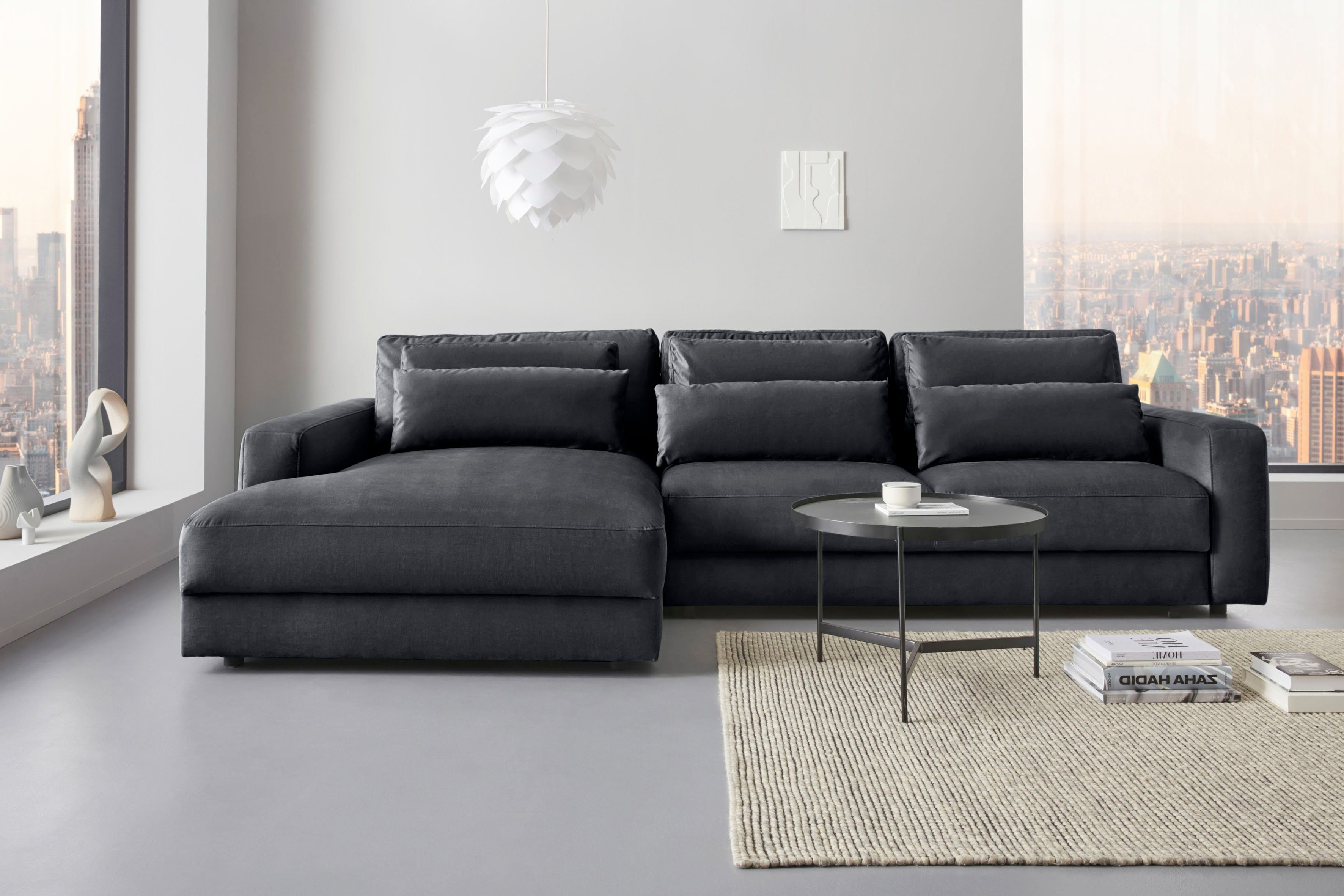 PLACES OF STYLE Ecksofa "Bloomfield, bequem und elegant, OTTOs Choice, Brei günstig online kaufen