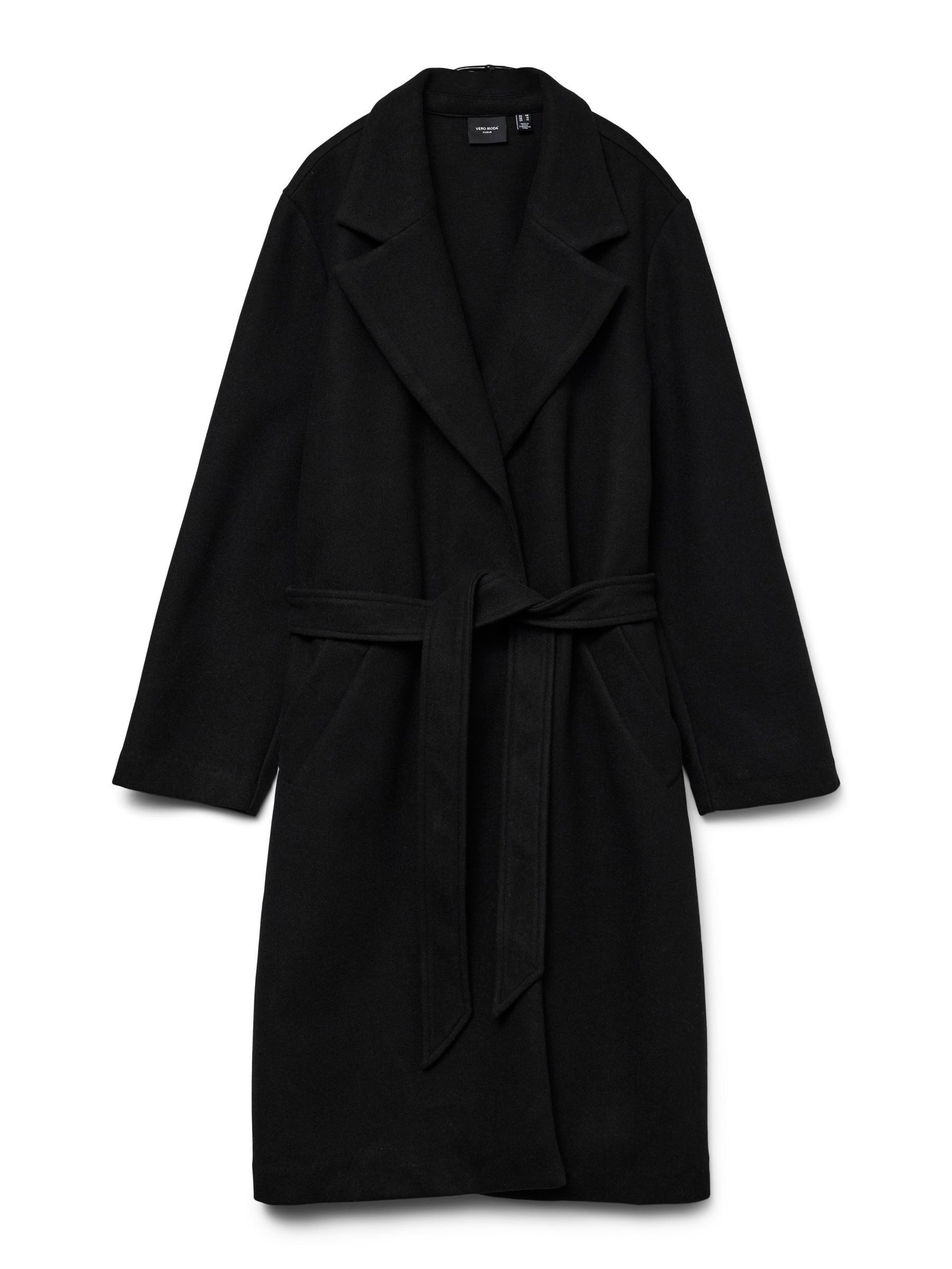 Vero Moda Curve Langmantel VMCFORTUNEAYA LONG COAT GA CUR NOOS – Bild 5 von 5