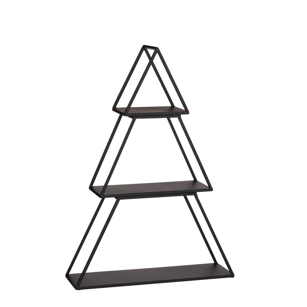 Mica Decorations Etagere Mica Decorations Dekoration Tablett Baum schwarz 3 Stuck - l50xb14xh71, Eisen