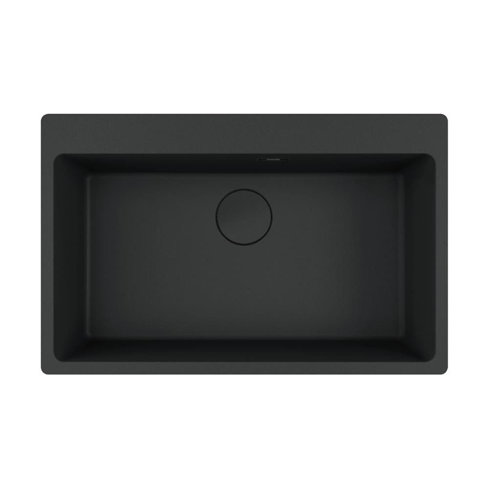 FRANKE Granitspüle Maris MRG 610-73 A Fragranit Black Matt Collection, 78/500 cm