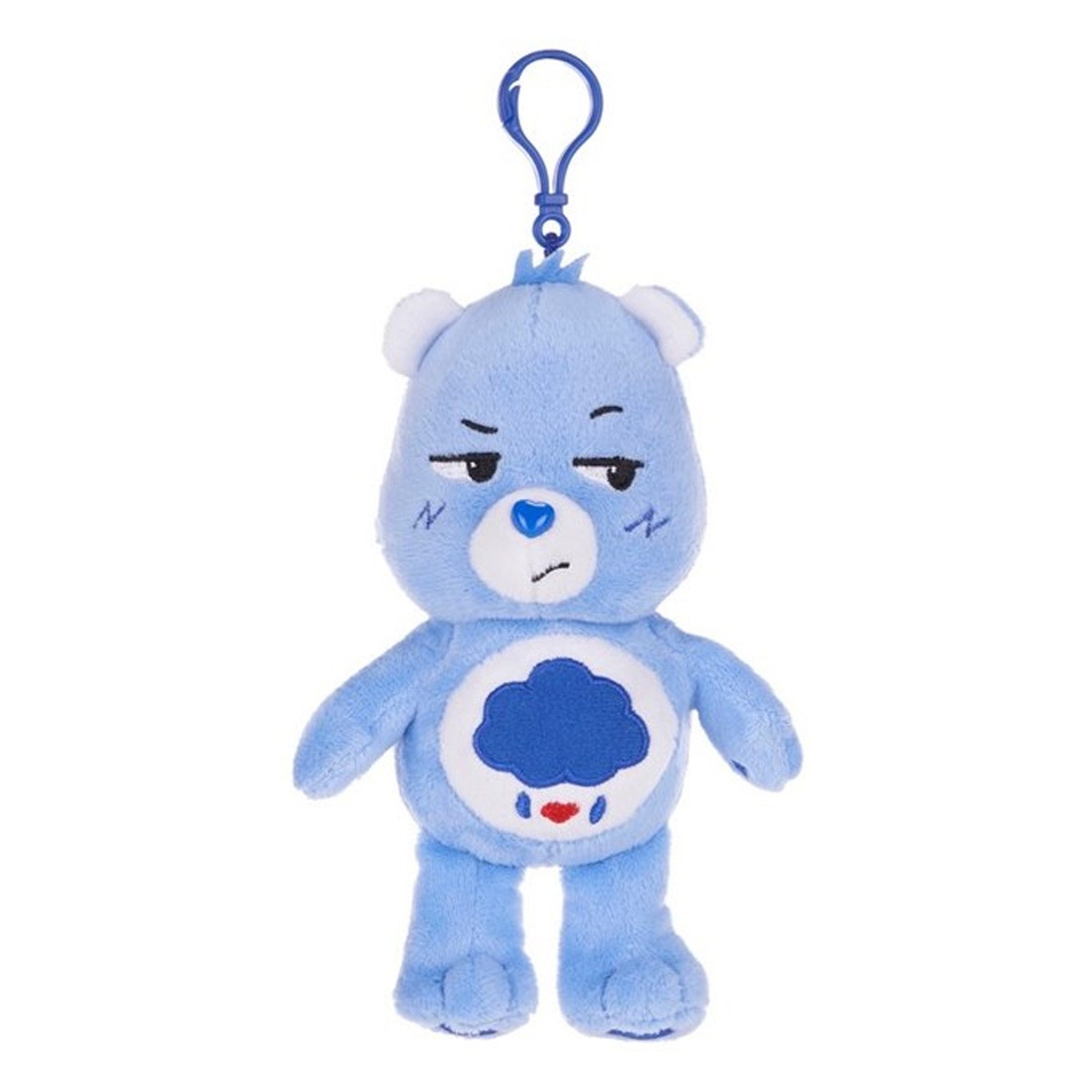 Whitehouse Leisure International Ltd Taschenanhänger Brummbärchi - Grumpy Bear Plüsch (16 cm) - Glücksbärchis