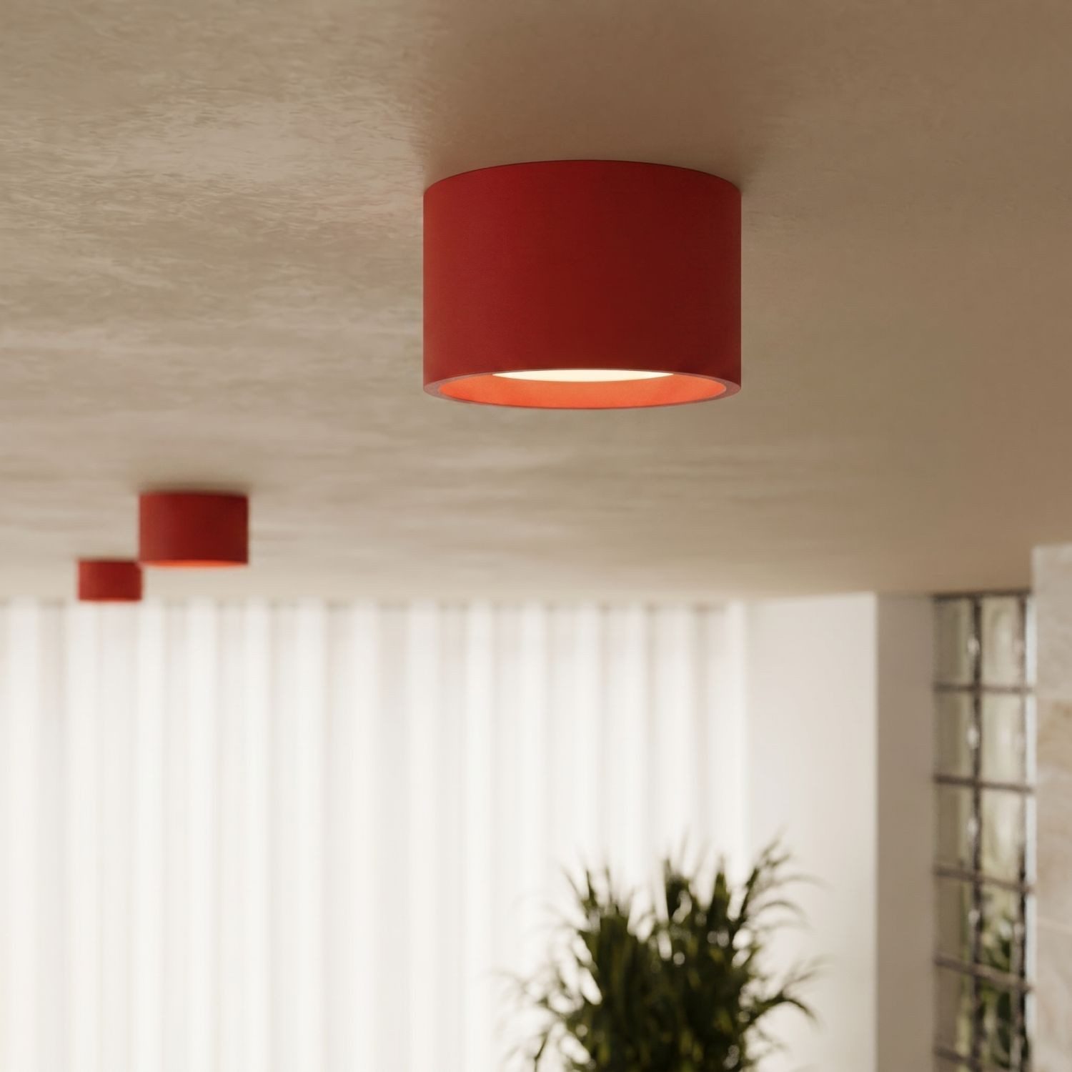 Licht-Erlebnisse Deckenleuchte EMSA, ohne Leuchtmittel, rund Ø 10 cm GX53 Modern