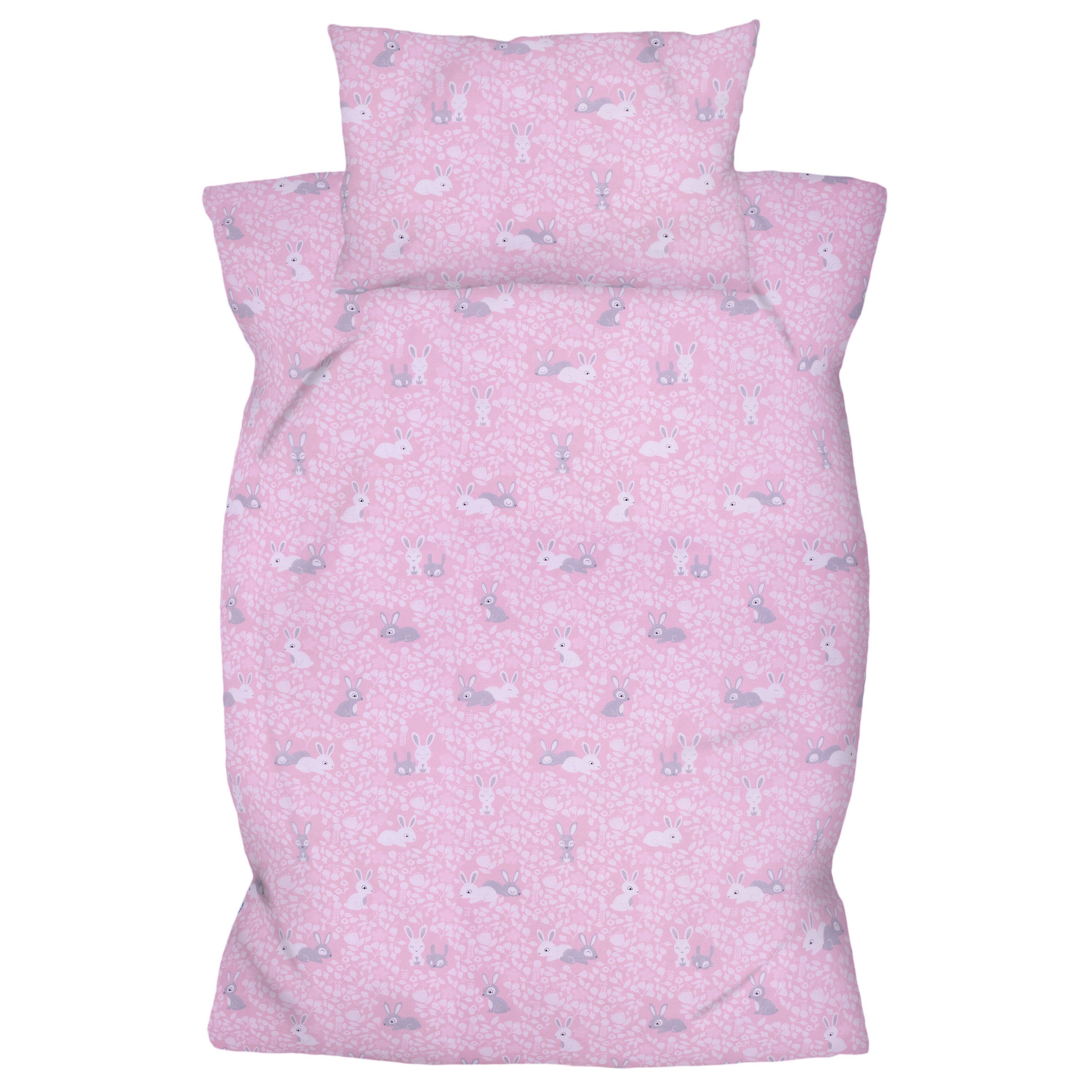 Kinderbettwäsche Babybettwäsche - Bettbezug 100x135 cm, Kopfkissenbezug 40x60 cm