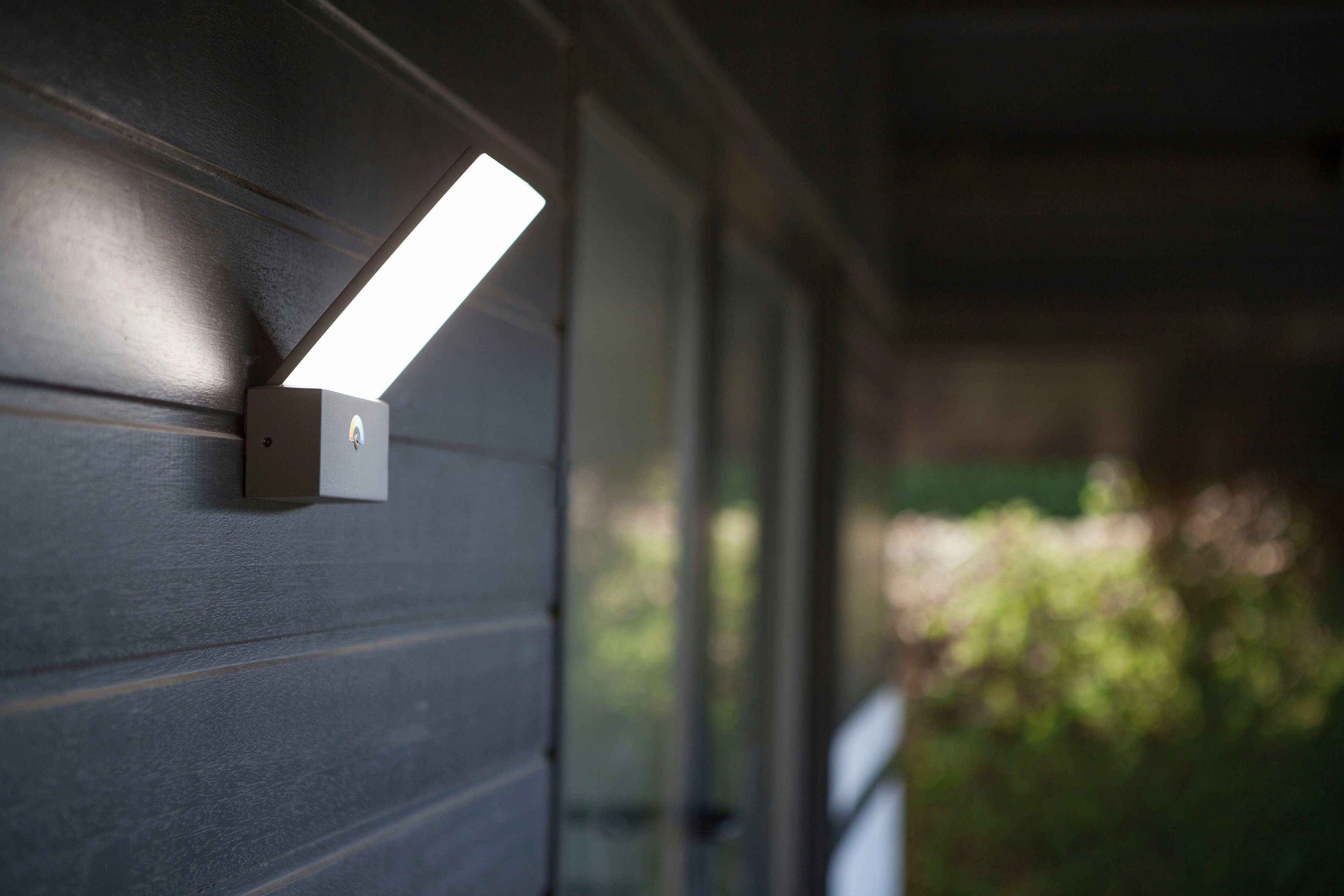 LUTEC LED Außen-Wandleuchte PANO, LED integriert fest