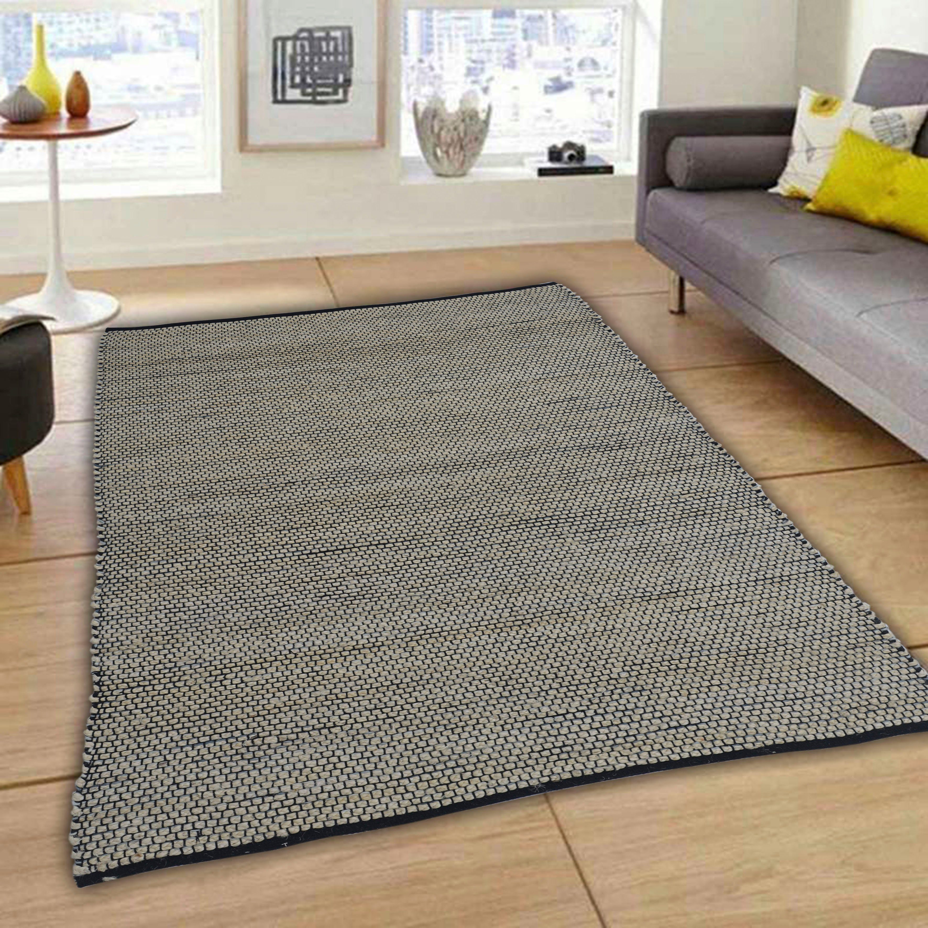 Überlegen Teppich Vinod, 7 aus andas, fußbodenheizungsgeeignet Farb-Details, rechteckig, anthrazit dezente Höhe: Jute, mm
