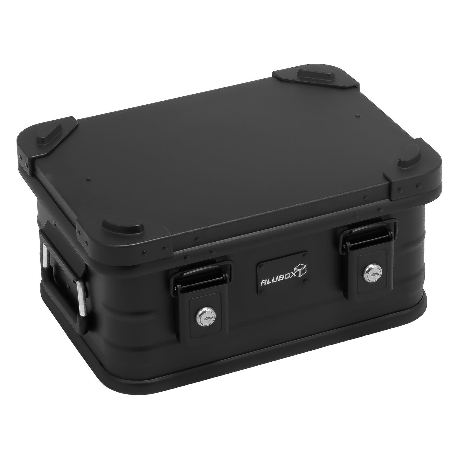 ALUBOX Aufbewahrungsbox Premium Alukiste komplett schwarz günstig online kaufen