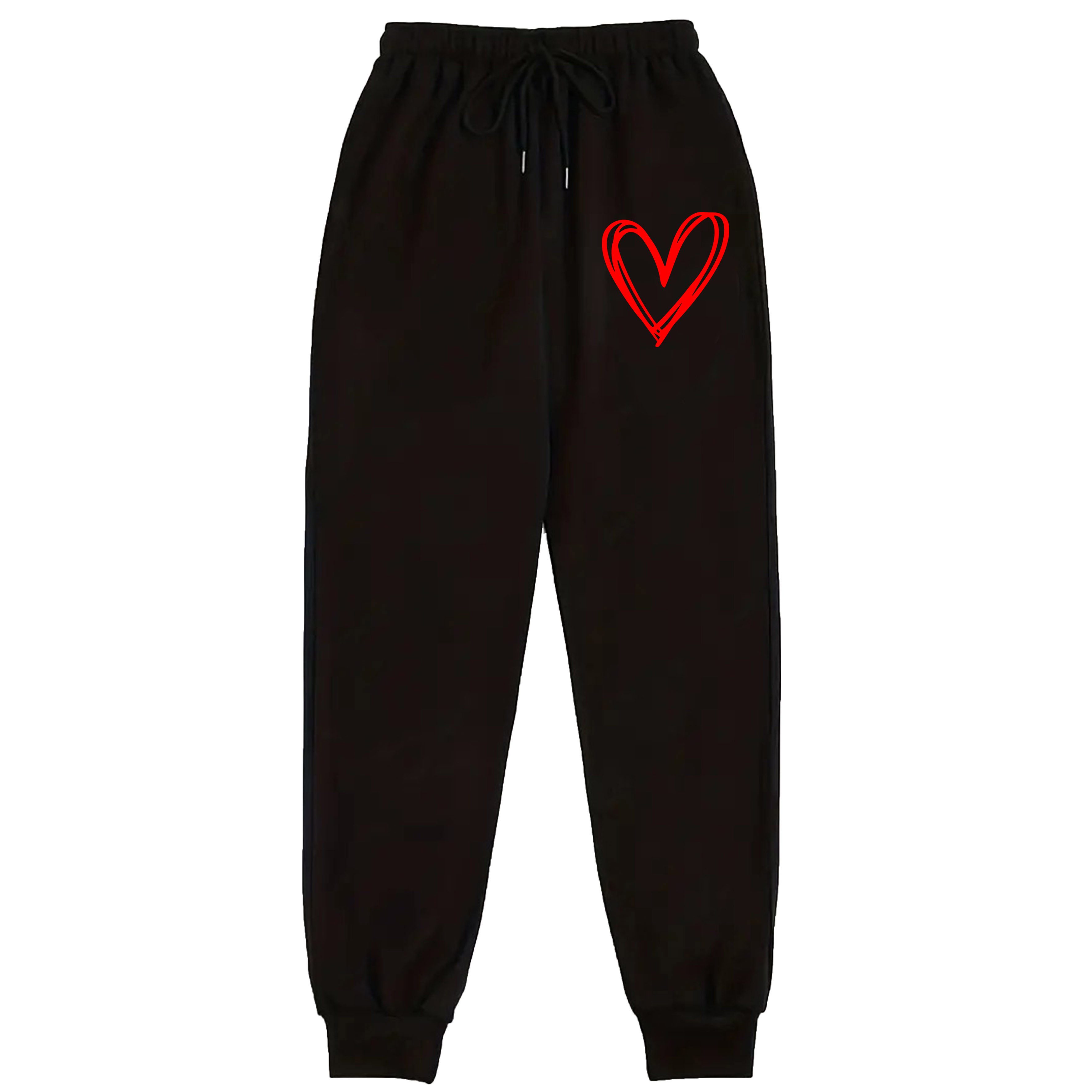 Banco Jogginghose Damen Jogginghose Sweatpants Freizethose Heart Herz Größe günstig online kaufen