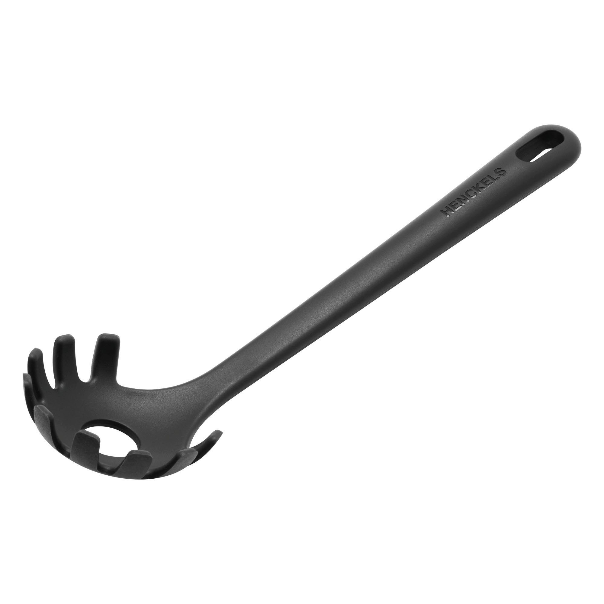 HENCKELS by ZWILLING Spaghettibesteck Silicone Onyx (1-tlg), Silikon, Aufhänge-Öse, Hitzebeständig, Spülmaschinengeeignet