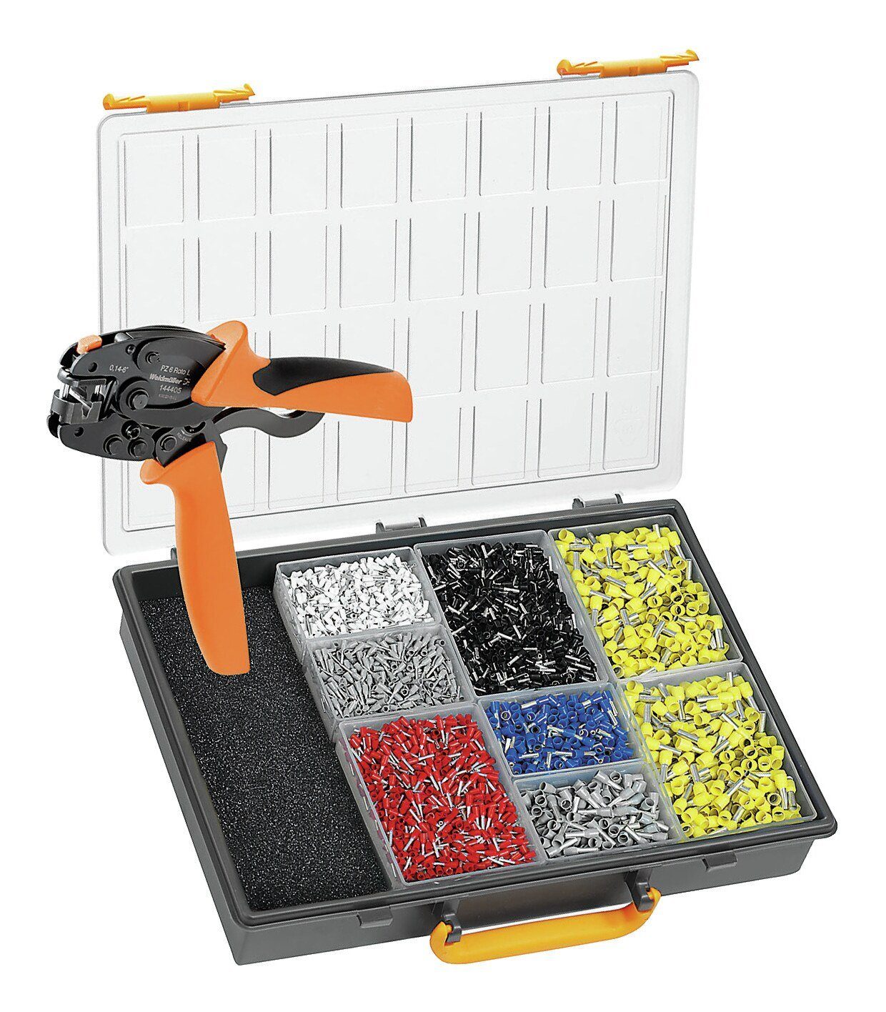 Weidmüller Crimpzange, 4501-tlg., Crimp-Satz für Aderendhülsen PZ 6Roto LDRC