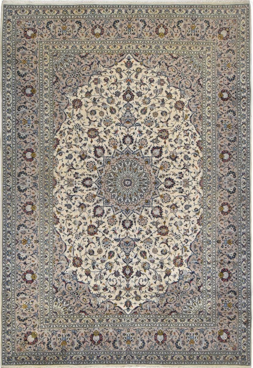 Orientteppich Keshan Höhe: 12 mm Perserteppich, Trading, Nain 244x351 Handgeknüpfter rechteckig, / Orientteppich