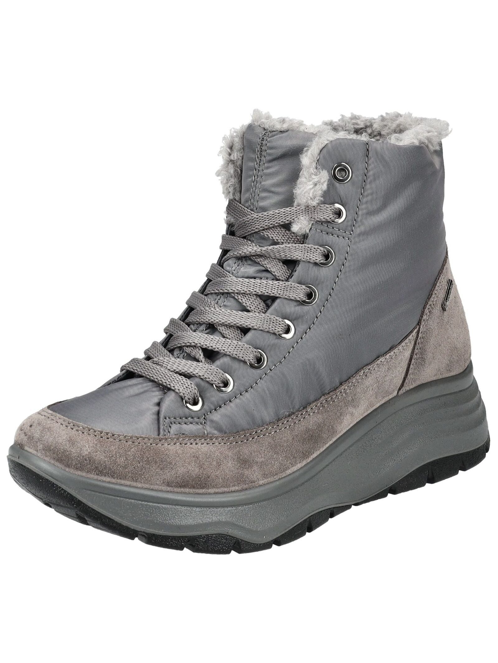 IGI & CO Stiefelette Nubukleder/Textil . Schnürstiefelette