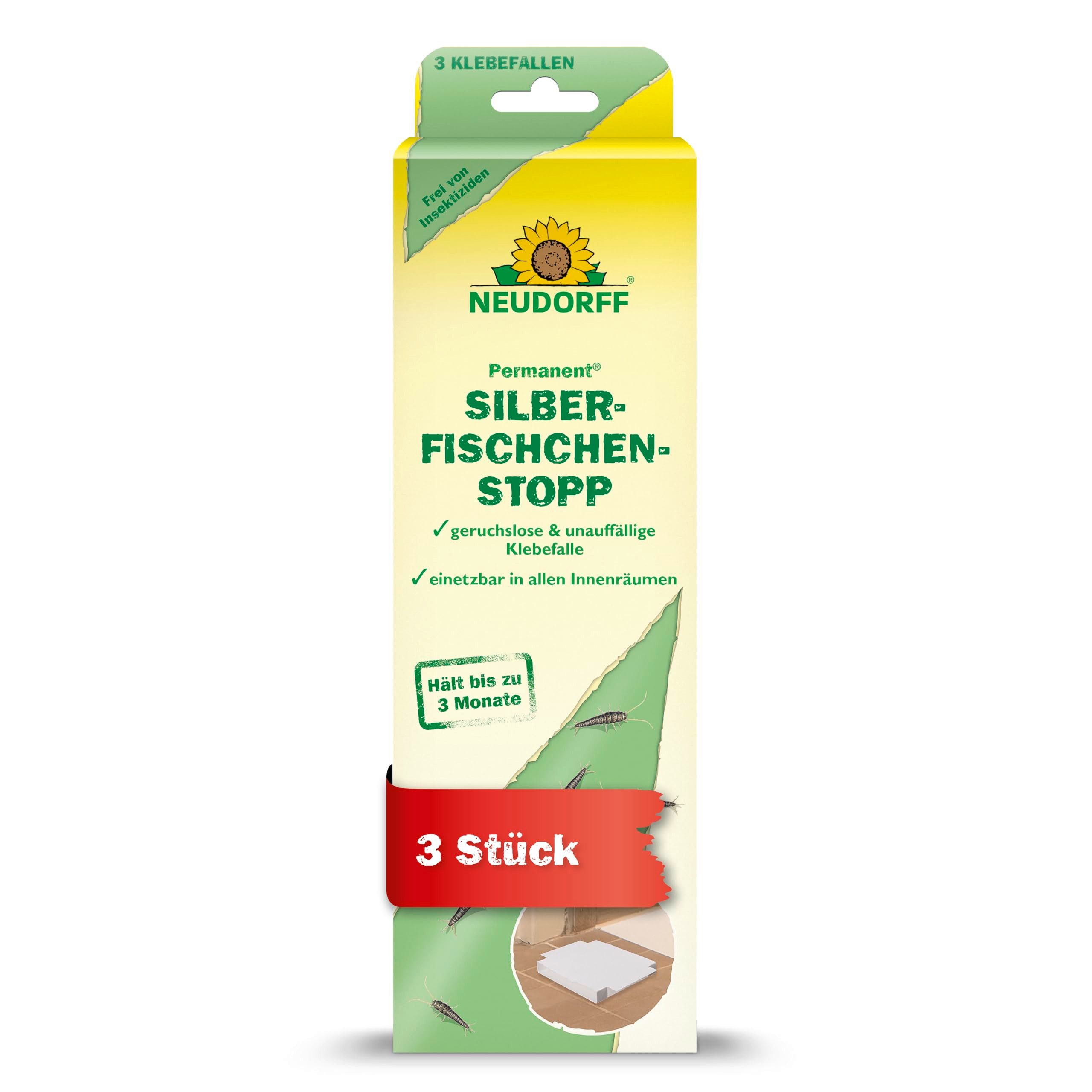 Insektenspray Permanent SilberfischchenStopp - Silberfischfalle - 3 Stück